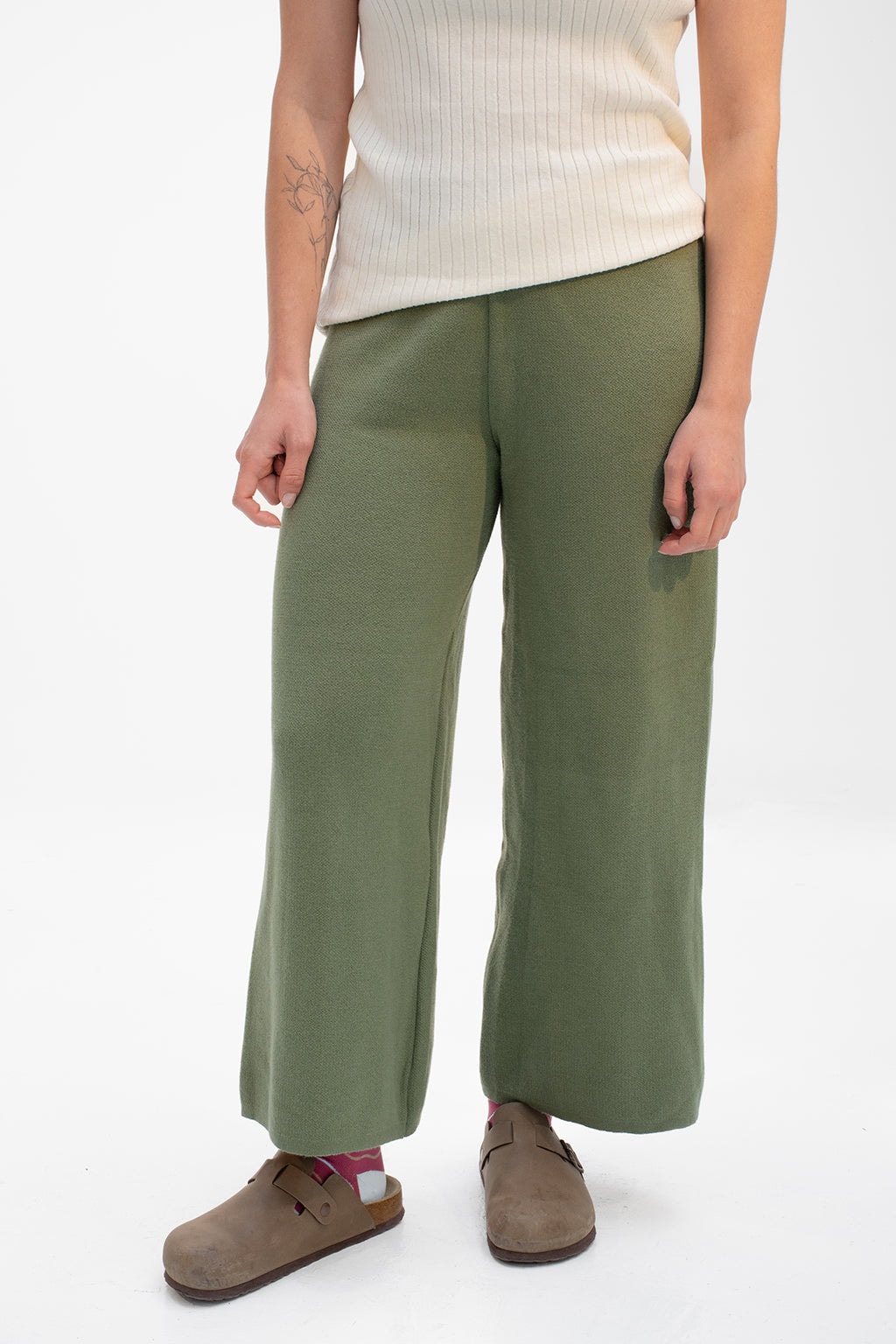 Pantalón Tejido Verde - imagen 1