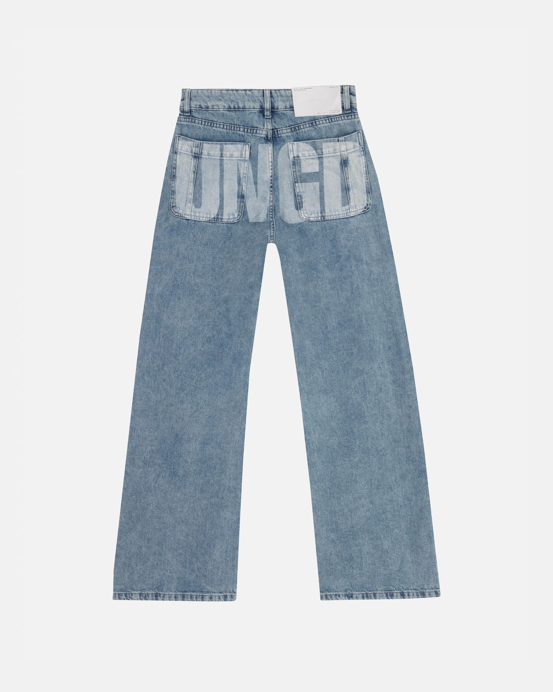 W Basics UNGD Wide Jean Washed Blue - imagen 1