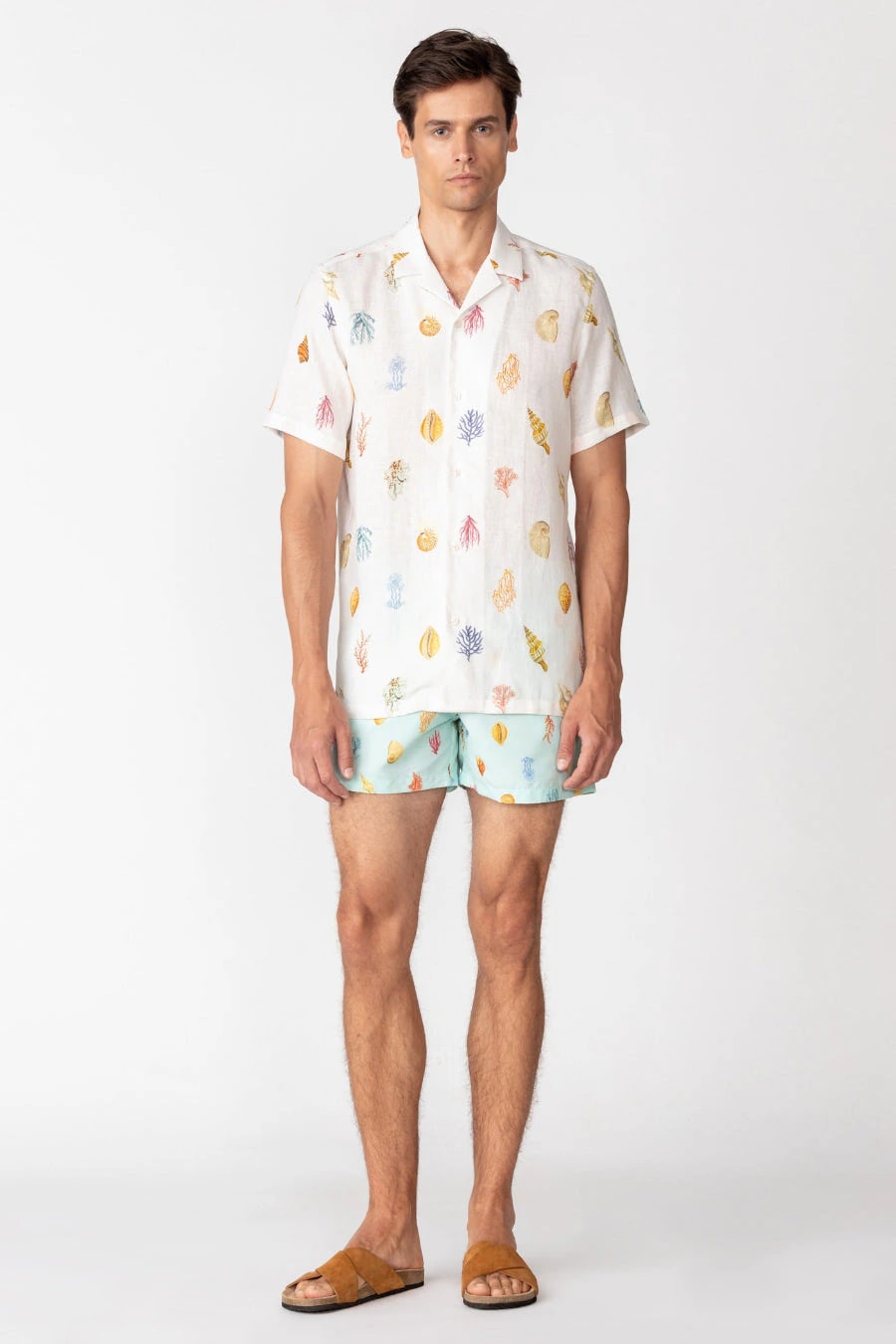 Men's linen shirt white zuyder - imagen 1