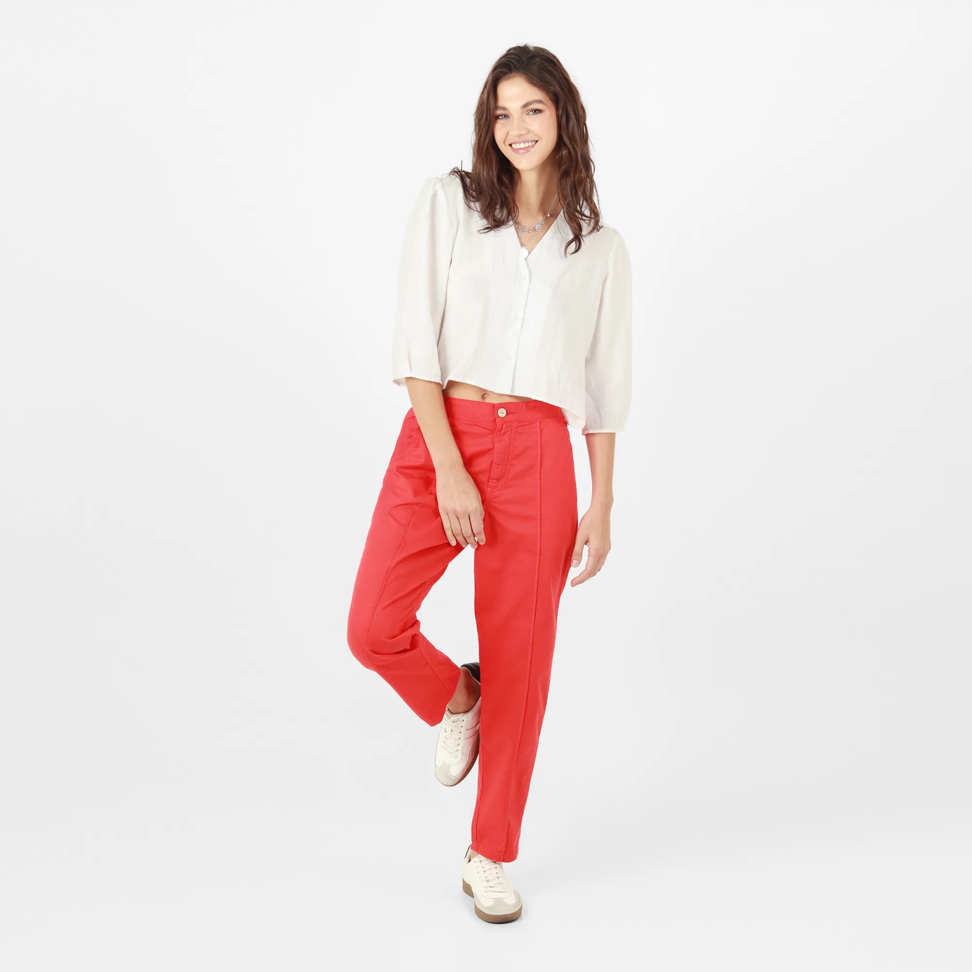 Pantalon Tiro Alto Bota Recta - imagen 1
