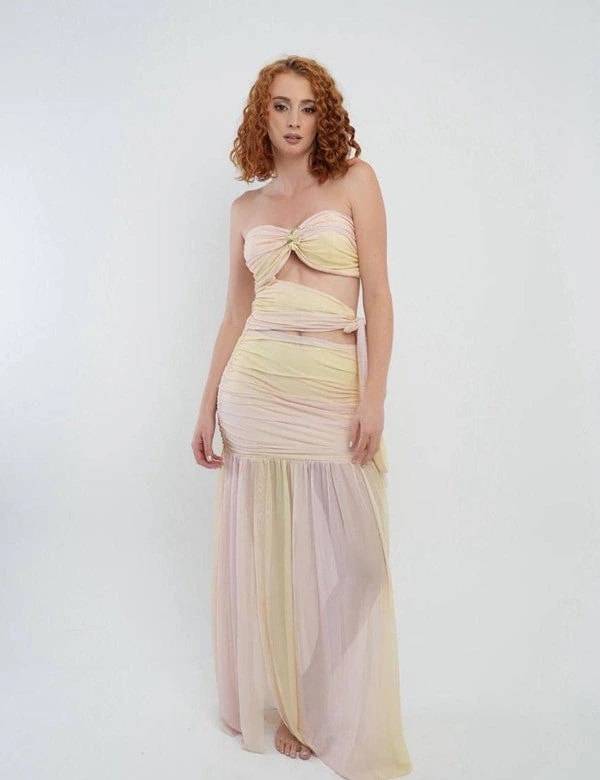 Vestido Monserrat Amarillo - imagen 1