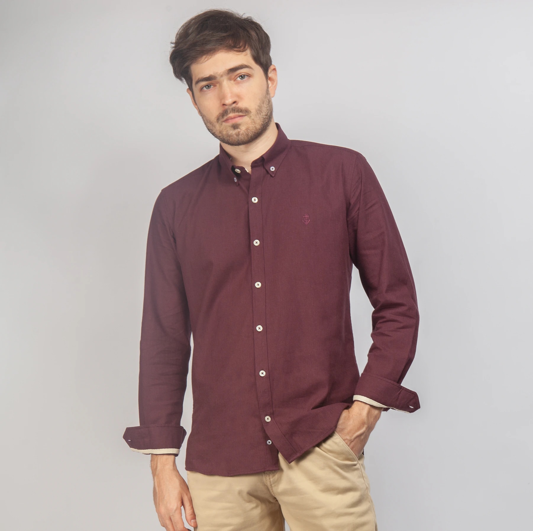 Camisa Vino - imagen 1