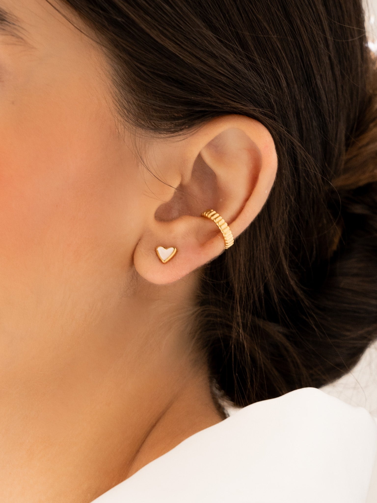 Set X2 Aretes Mini Corazón - imagen 1