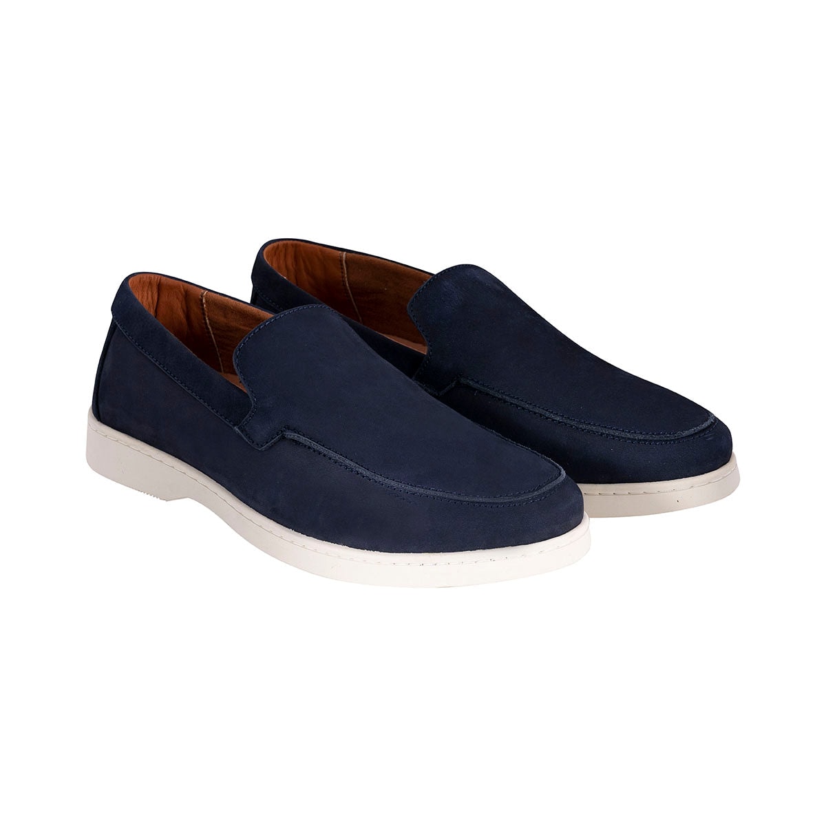 Loafer Hombre Nobuck Azul Pacífico - imagen 1