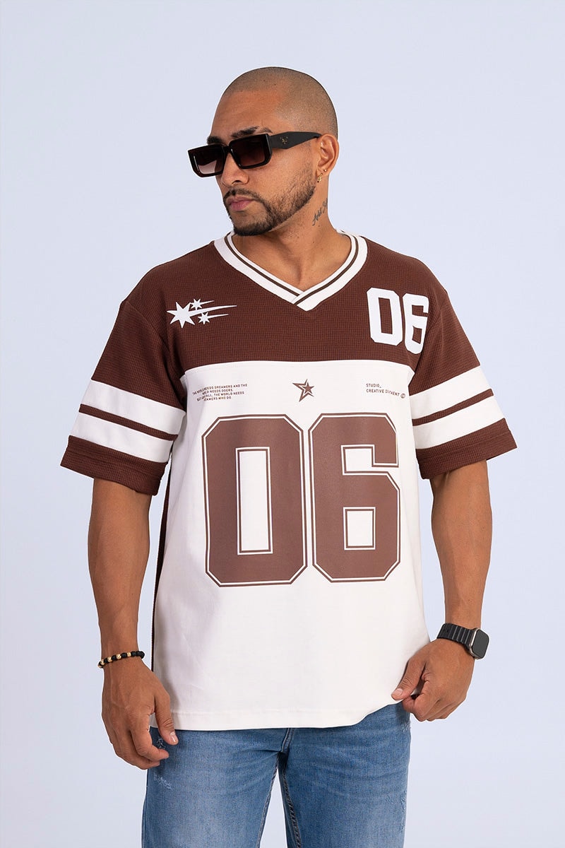 Camiseta corte textura six - imagen 1