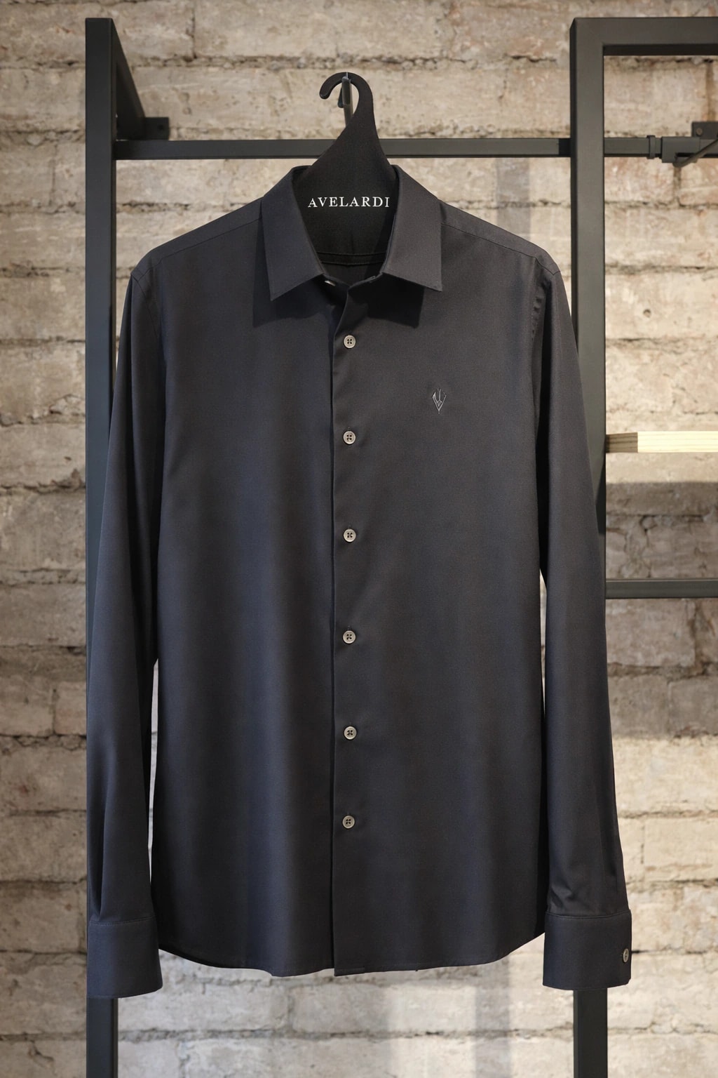 Camisa Para Hombre Manga Larga Negra - imagen 1
