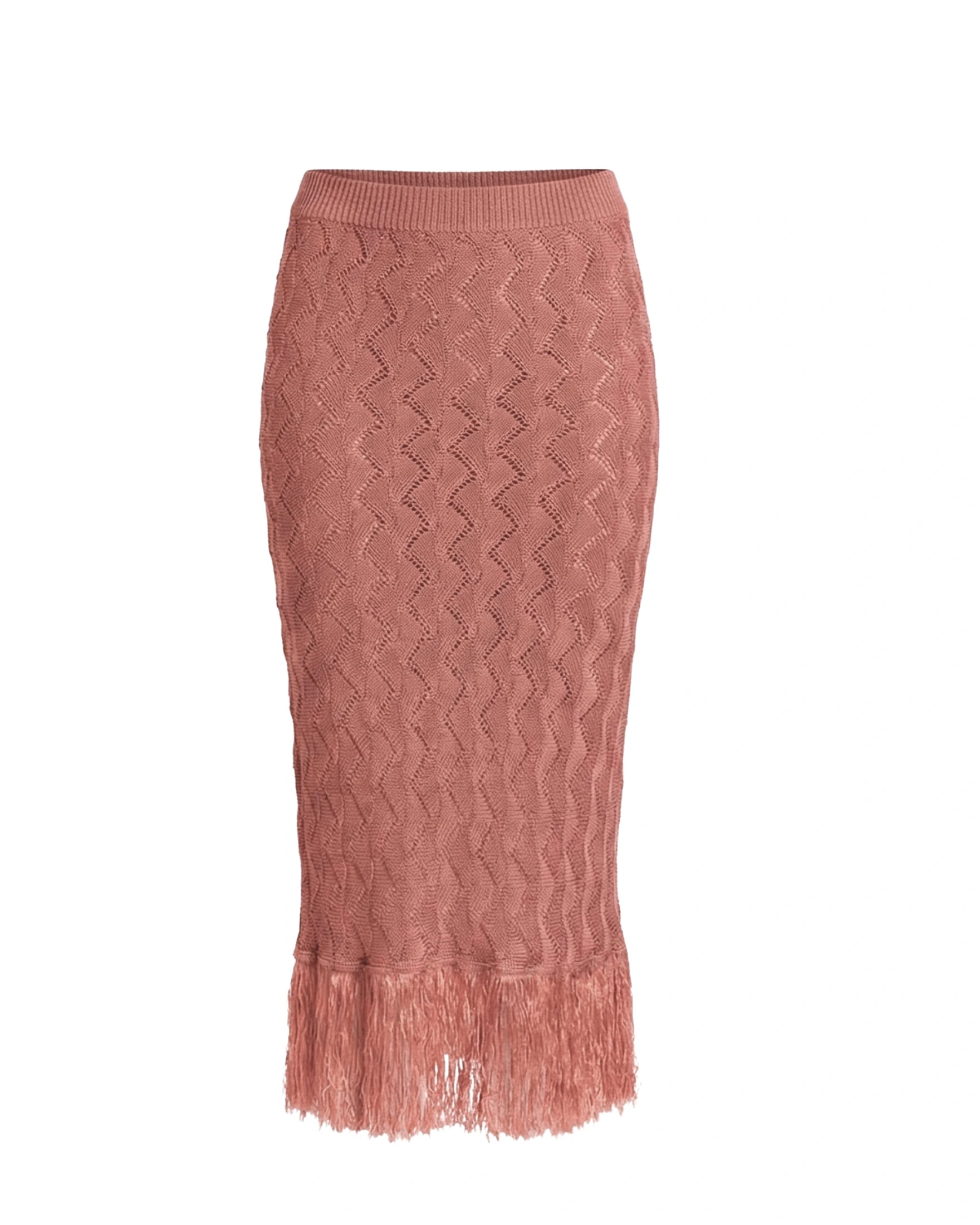 LORENZO SKIRT ROSEWOOD PINK TEXTURE - imagen 1