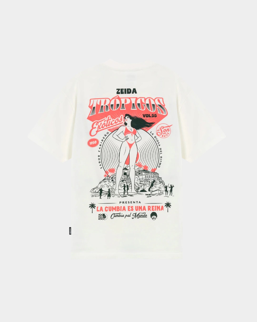 CAMISETA LA CUMBIA ES UNA REINA - imagen 1