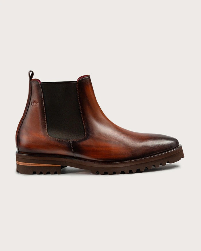 Bota Jacques Cognac Suela Ultraliviana - imagen 1