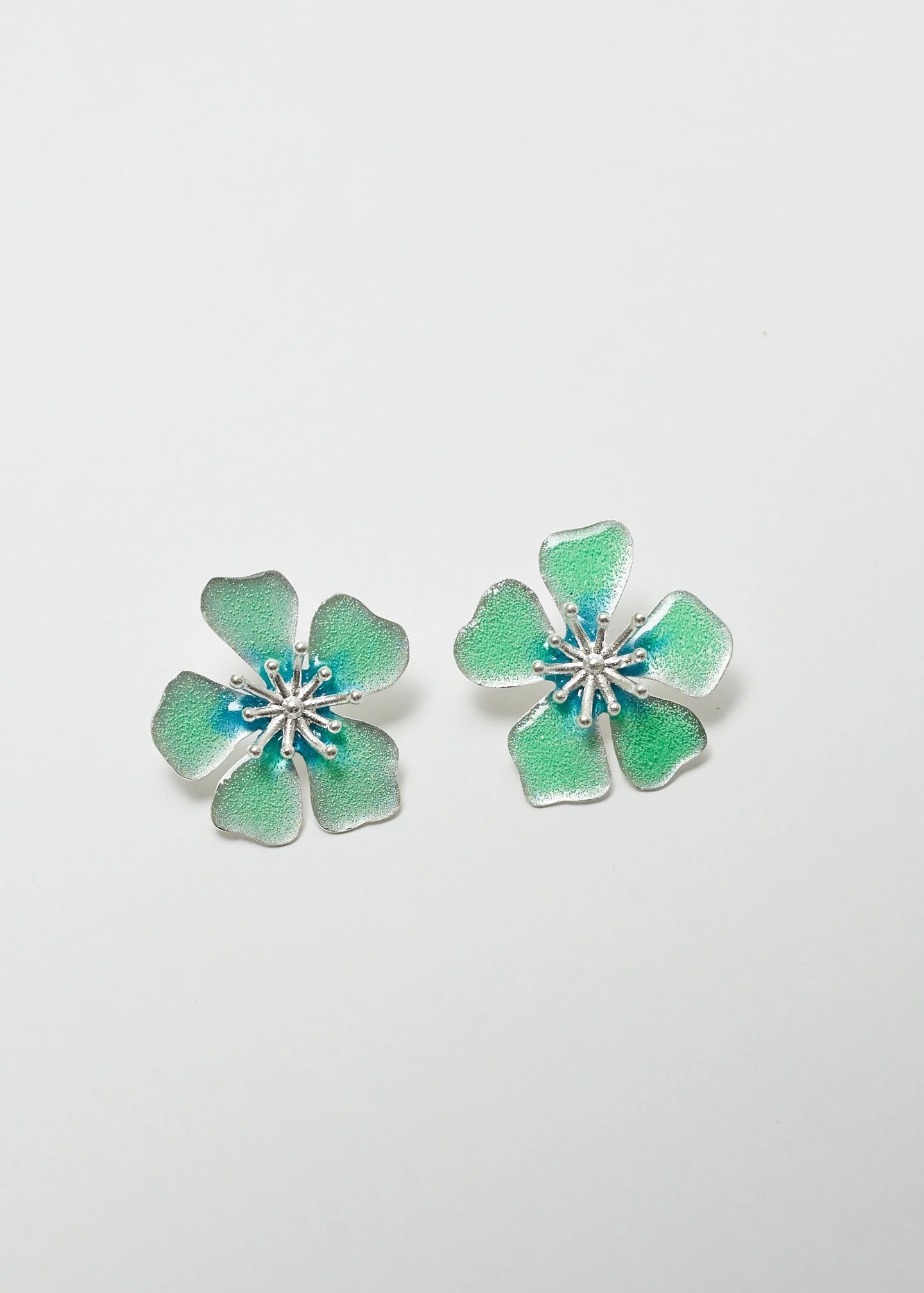 Aretes Aurora midi Verde - imagen 1
