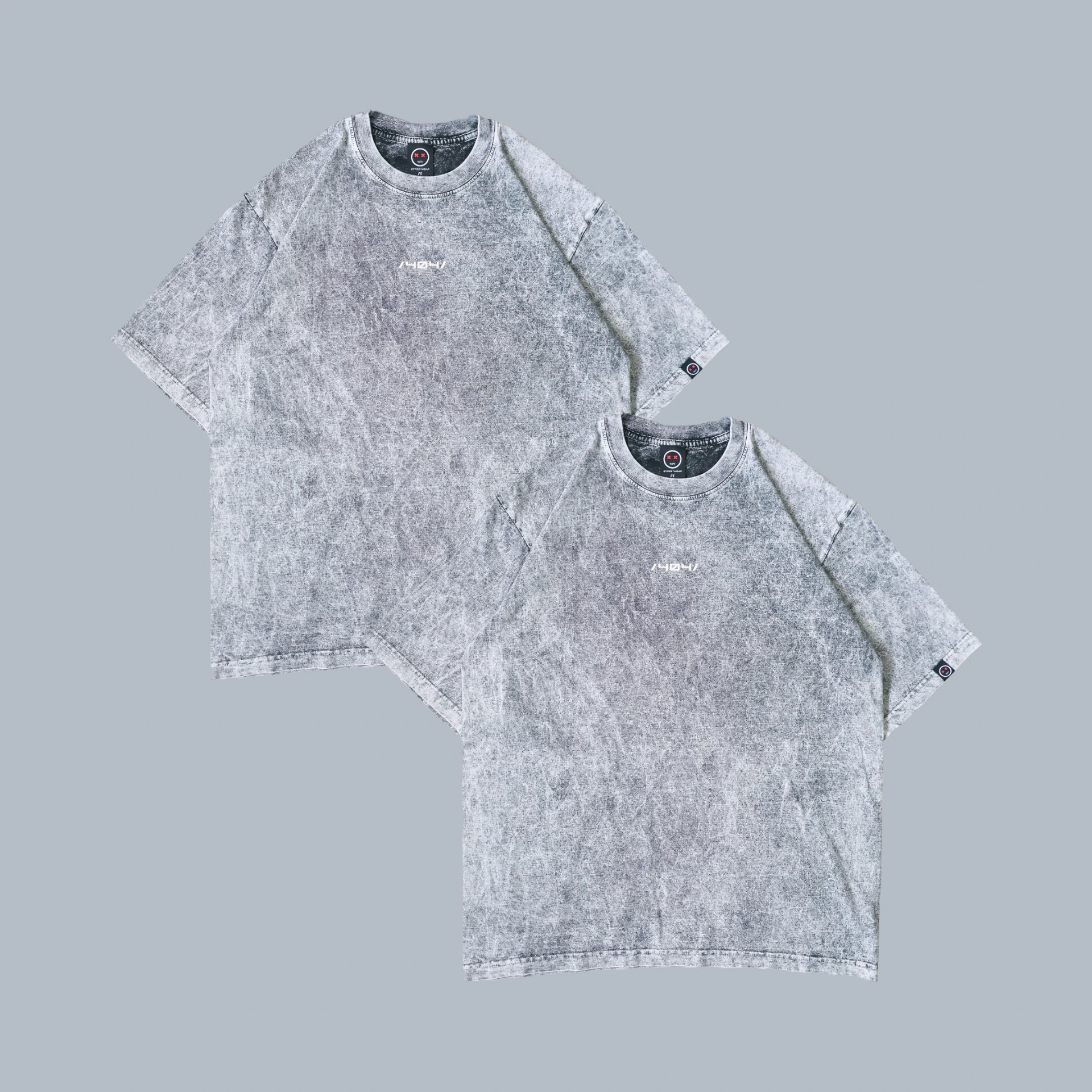 Camiseta Oversize Acid Wash Core Pack X2 - imagen 1
