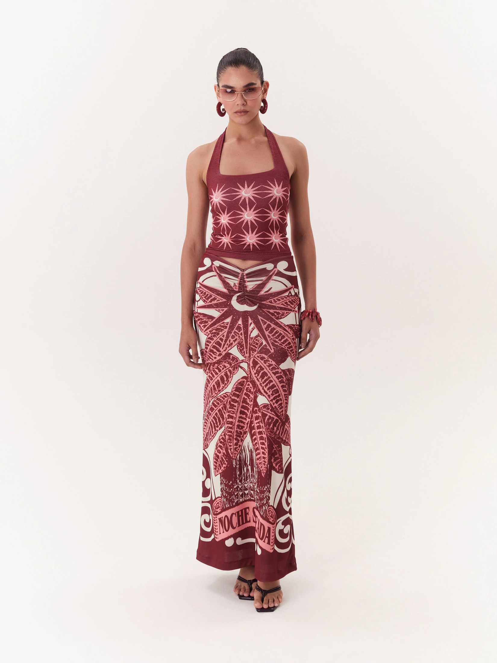 Halter Top Solar - Vino - imagen 1