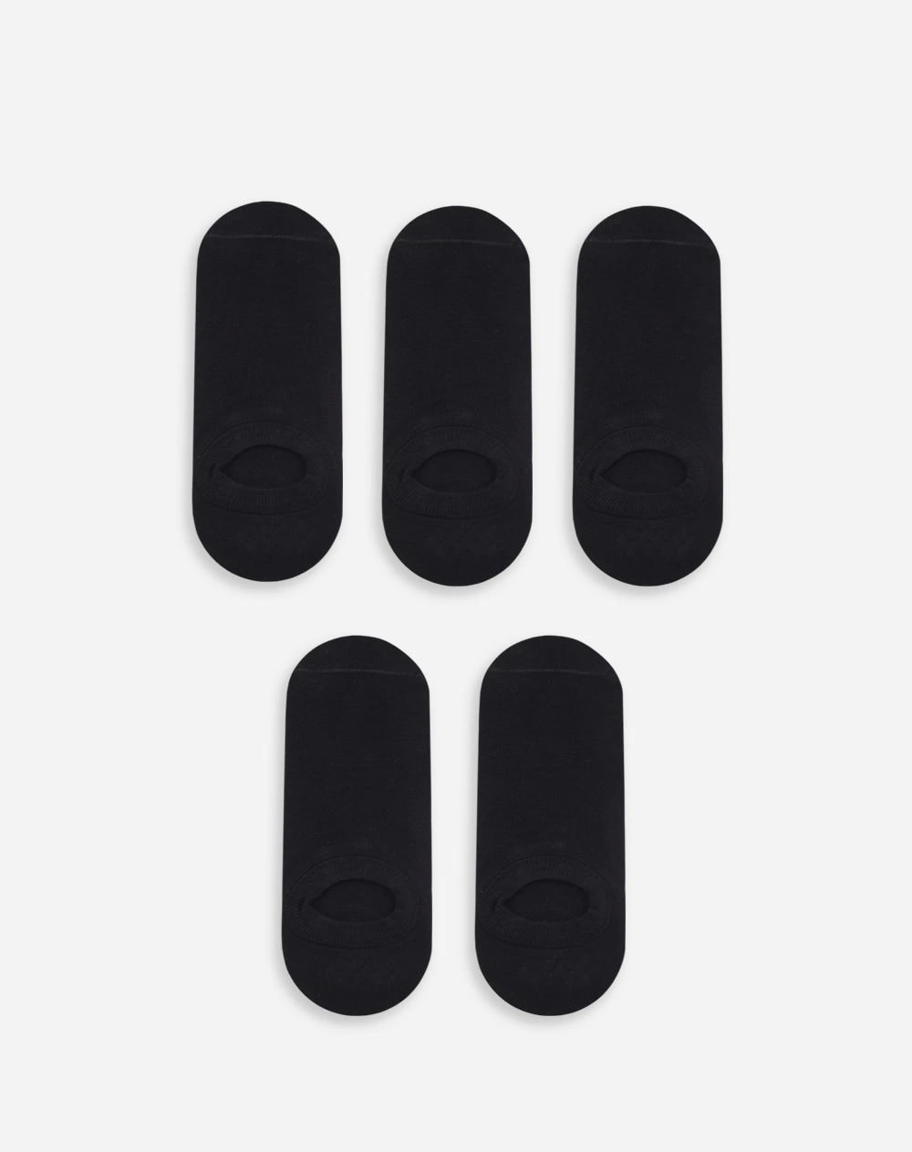 Medias hombre baletas pack x5 negras - imagen 1