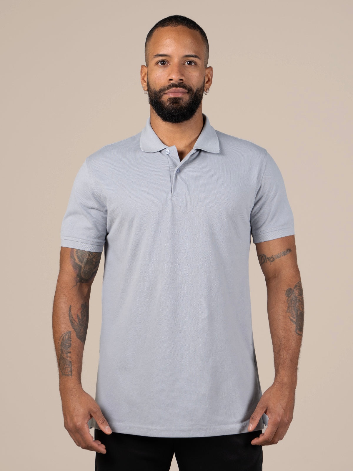 Polo Camiseta Gris Claro - imagen 1
