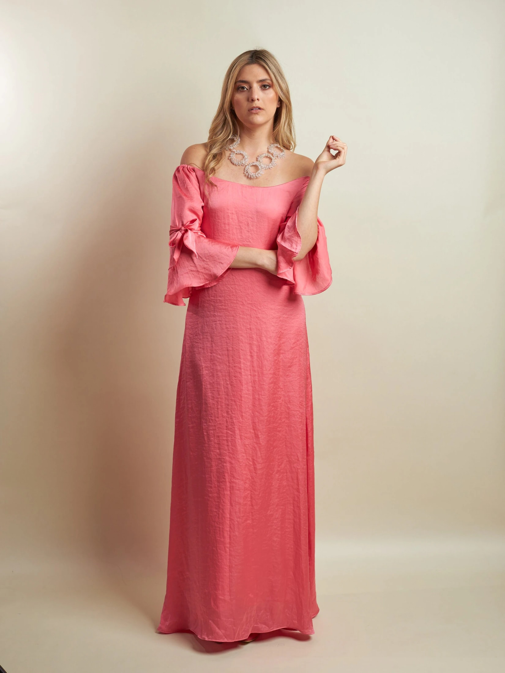 Vestido Sevilla Ii Salmon - imagen 1