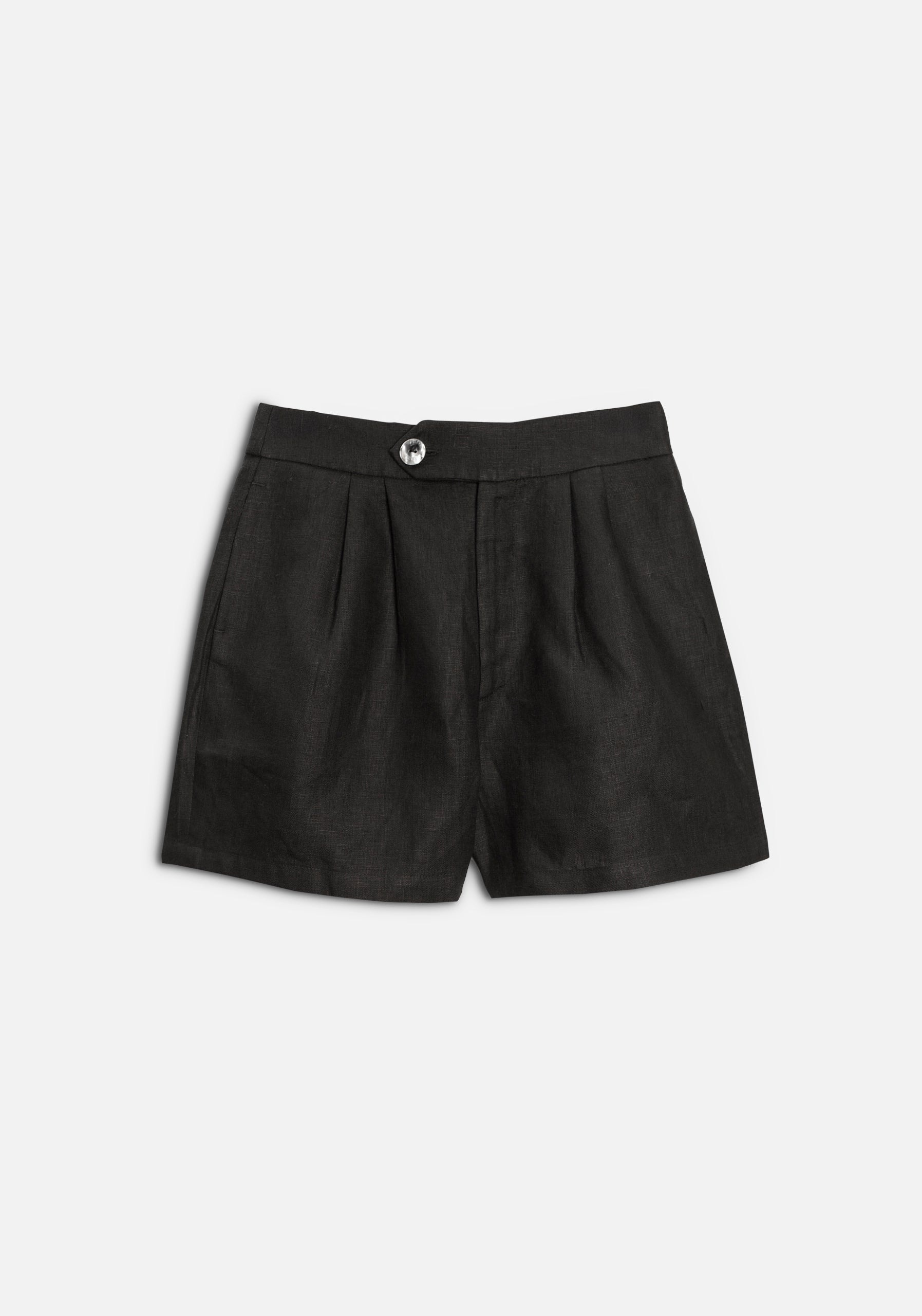 Short M Mistral Lino Negro - imagen 1