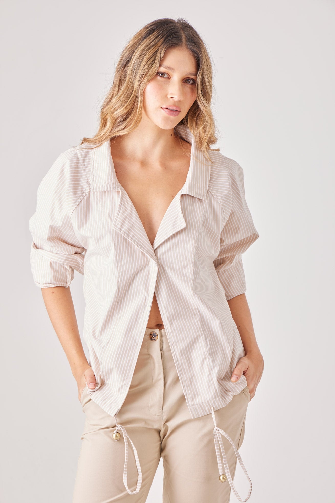 CHAQUETA TIZ RAYAS KAKY - imagen 1