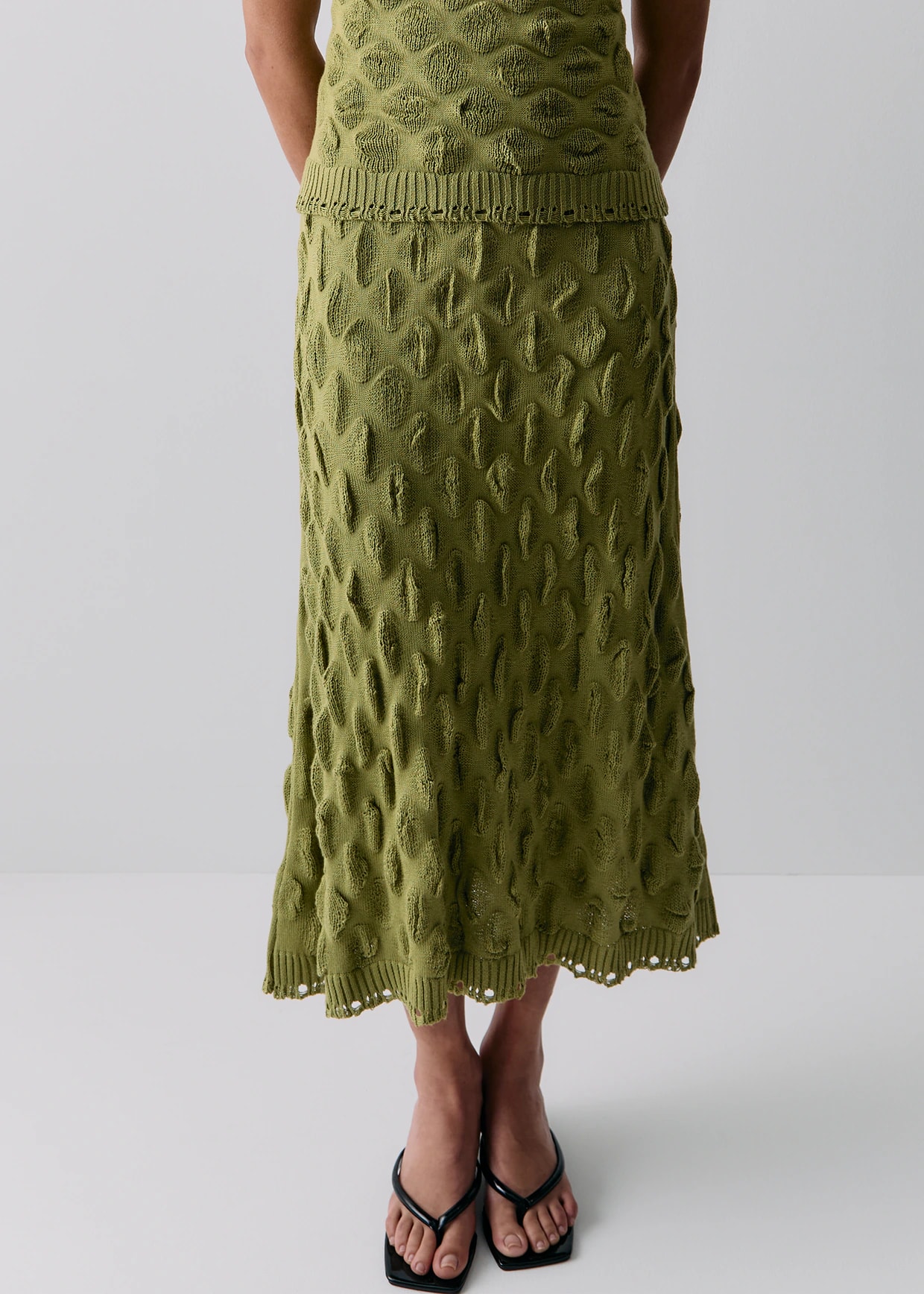 TUNICATA MIDI SKIRT - imagen 1