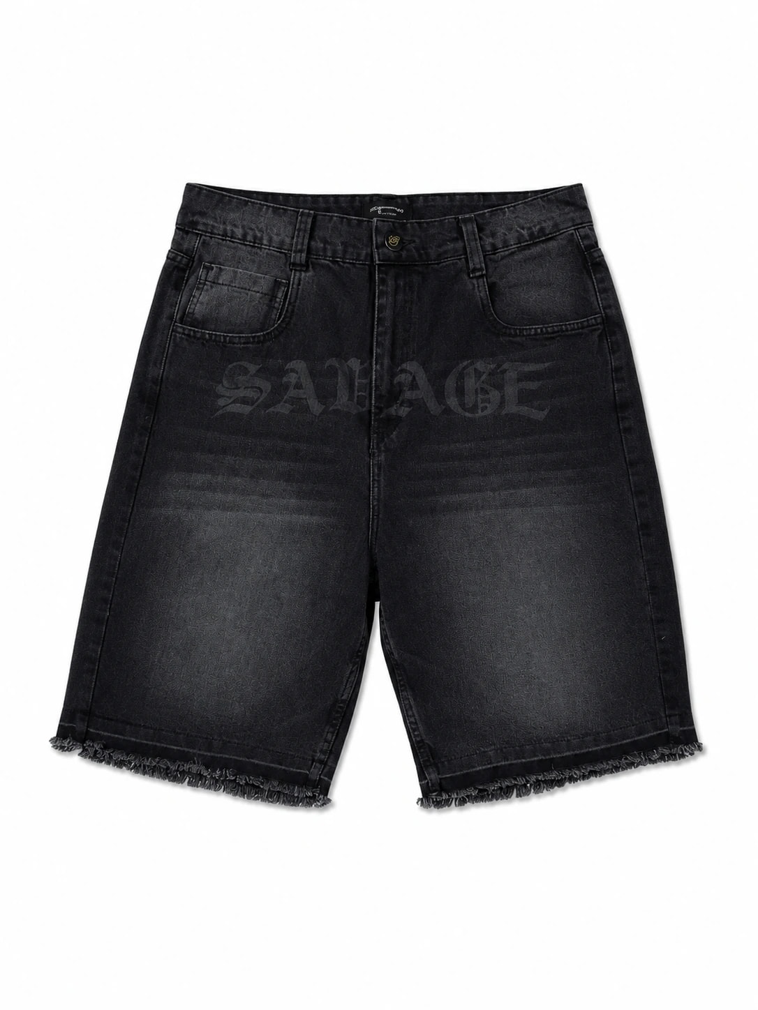 JORT BAGGY NEGRO SAVAGE RED DISTRICT - imagen 1