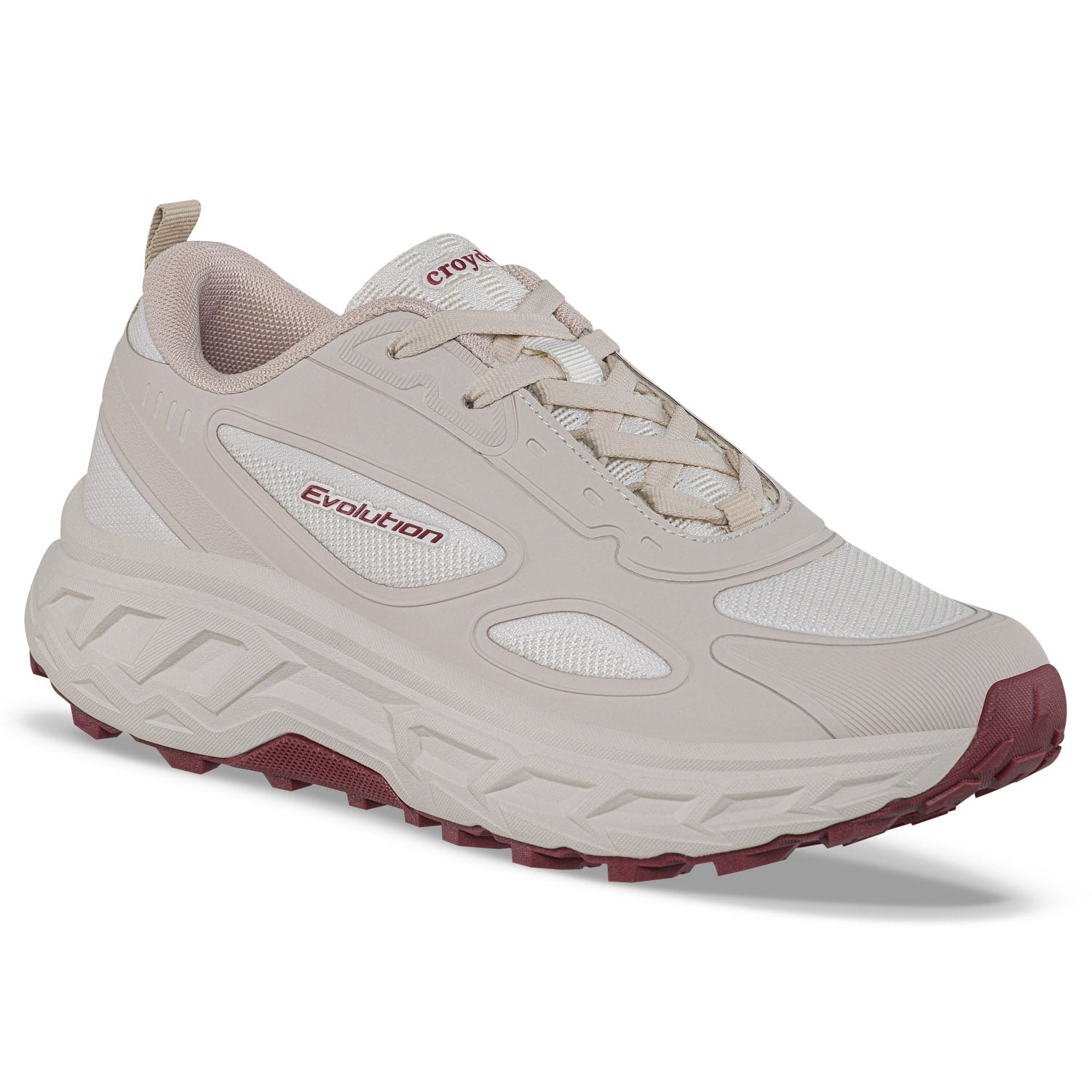 Tenis Trail Running Kimeq Beige Croydon para Mujer - imagen 1
