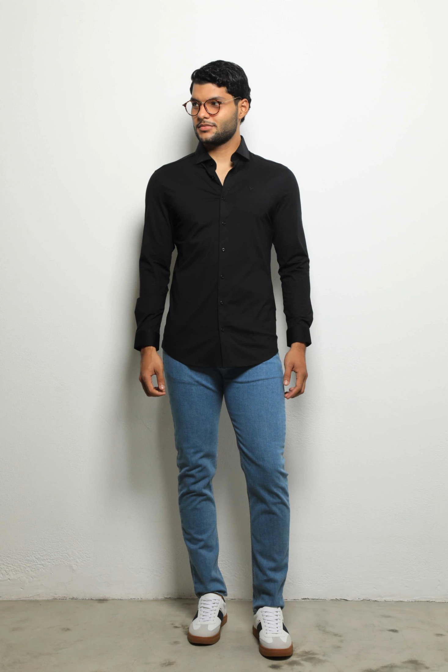 Camisa Manga Larga Negro - imagen 1