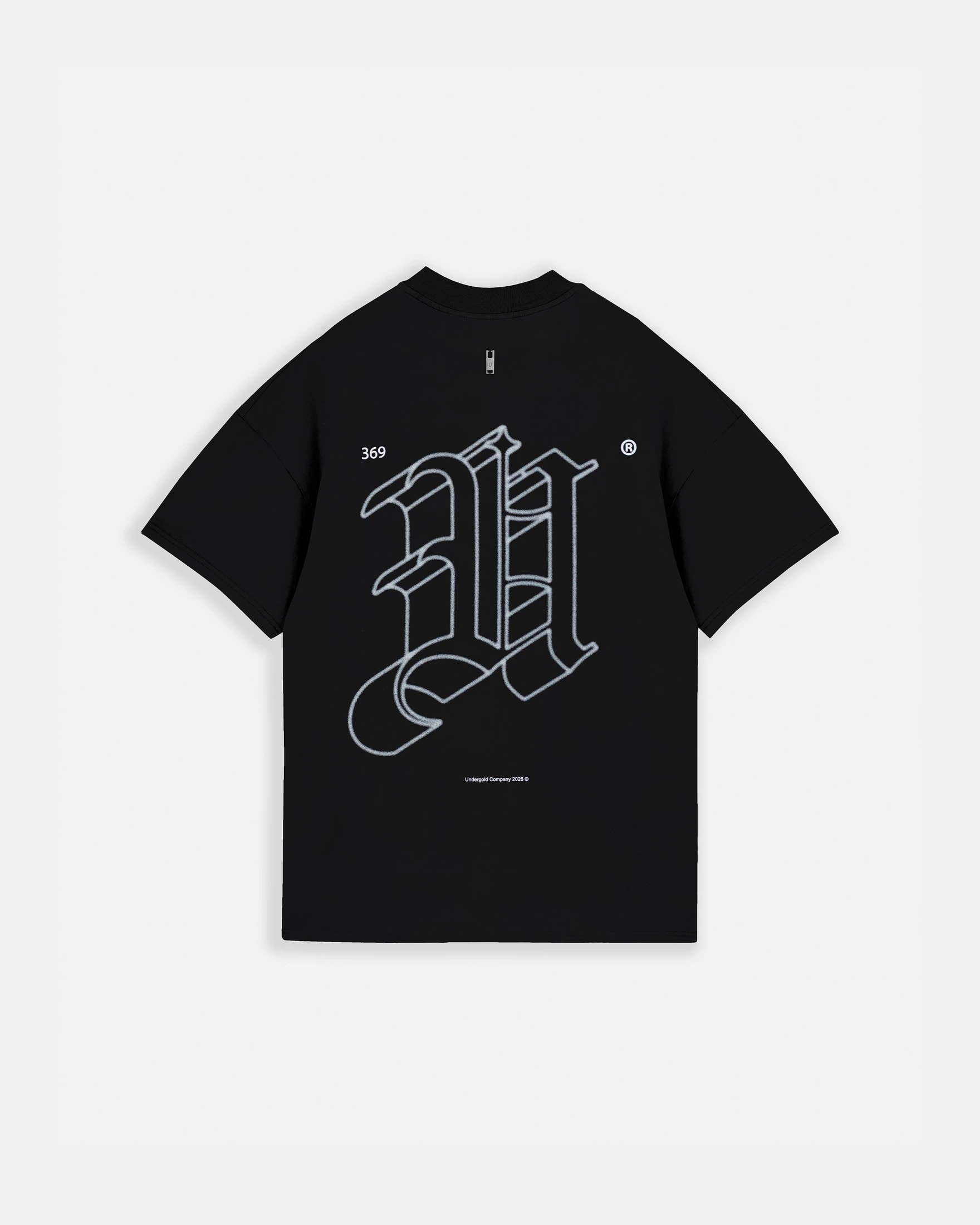 Line Solid U Tshirt Black - imagen 1