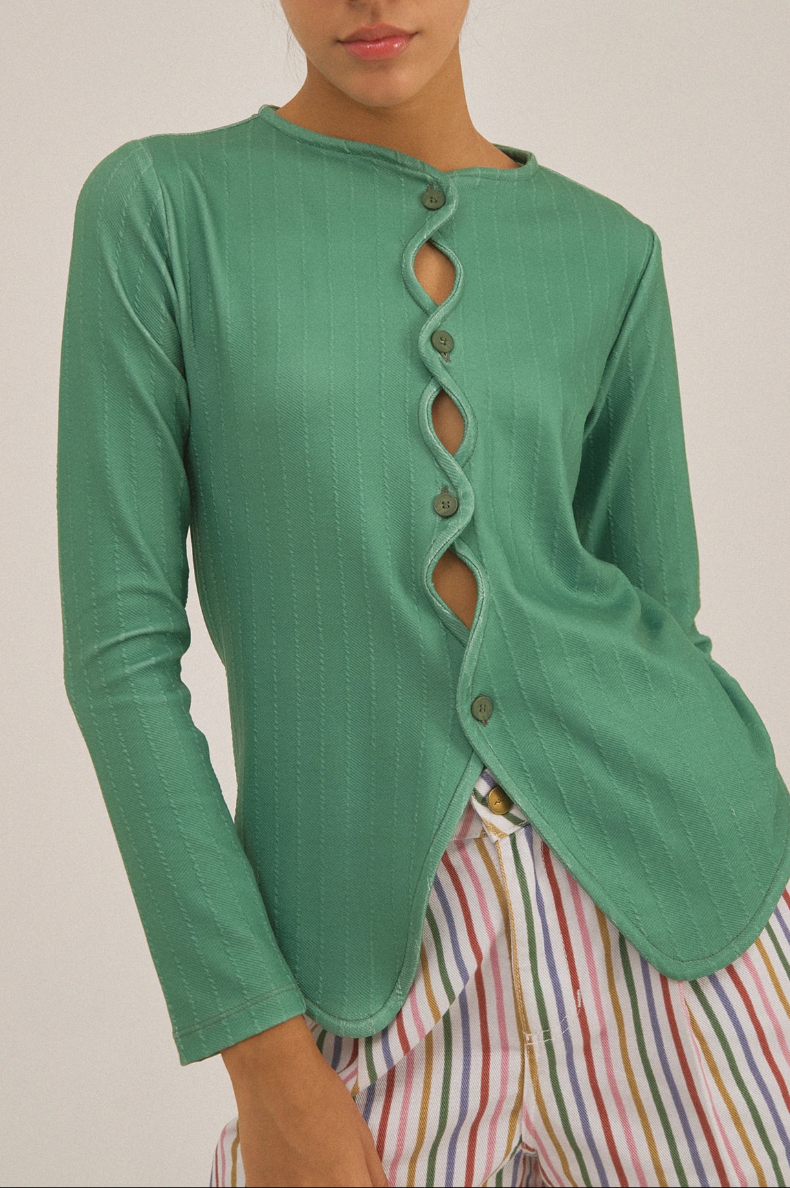 Cardigan Hellen Verde - imagen 1