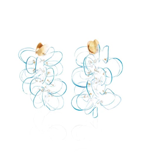 Aretes Brisa Cortos Dorado - imagen 1