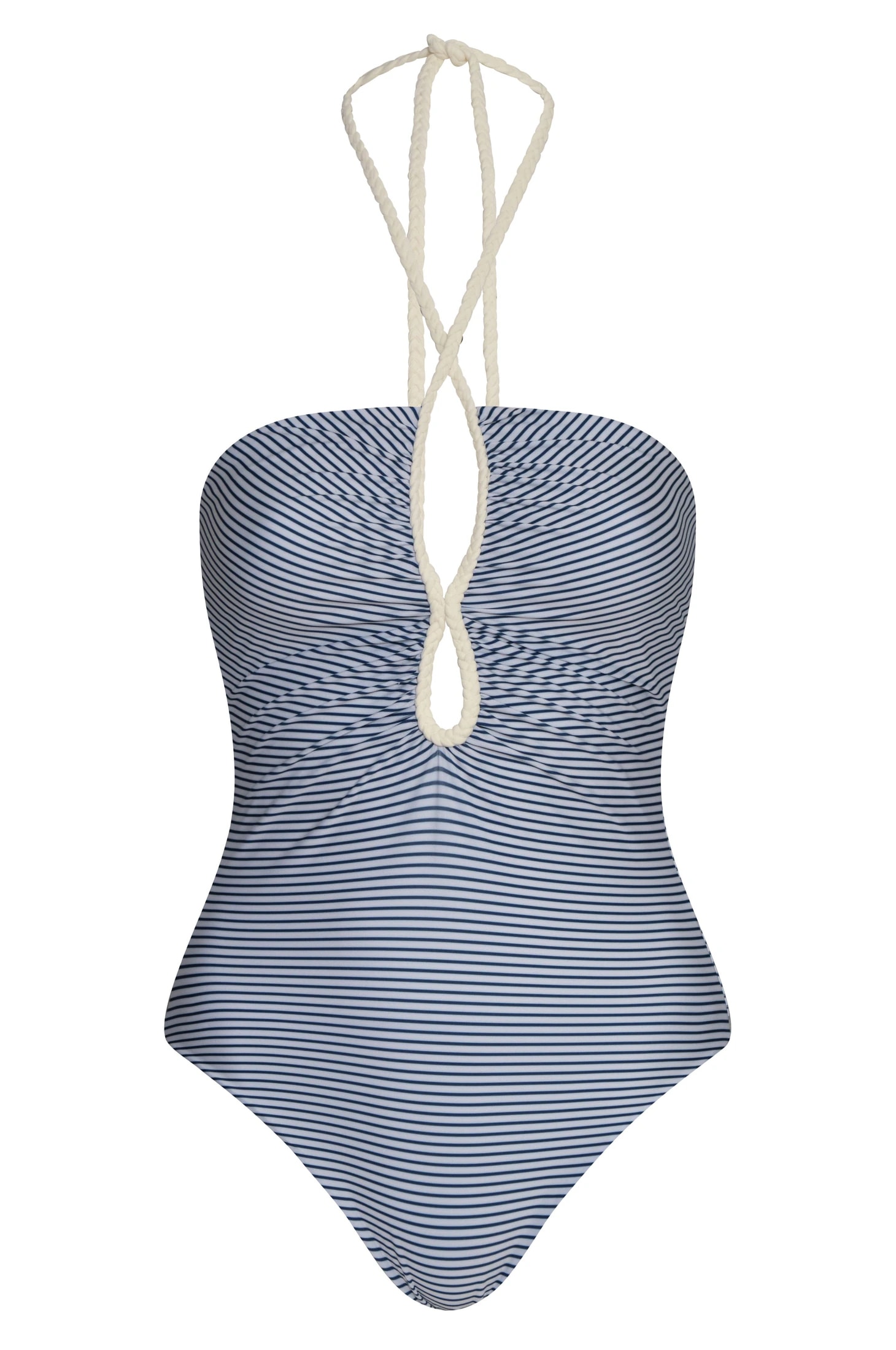 Saint Tropez One Piece / Navy Stripes - Ivory - imagen 1