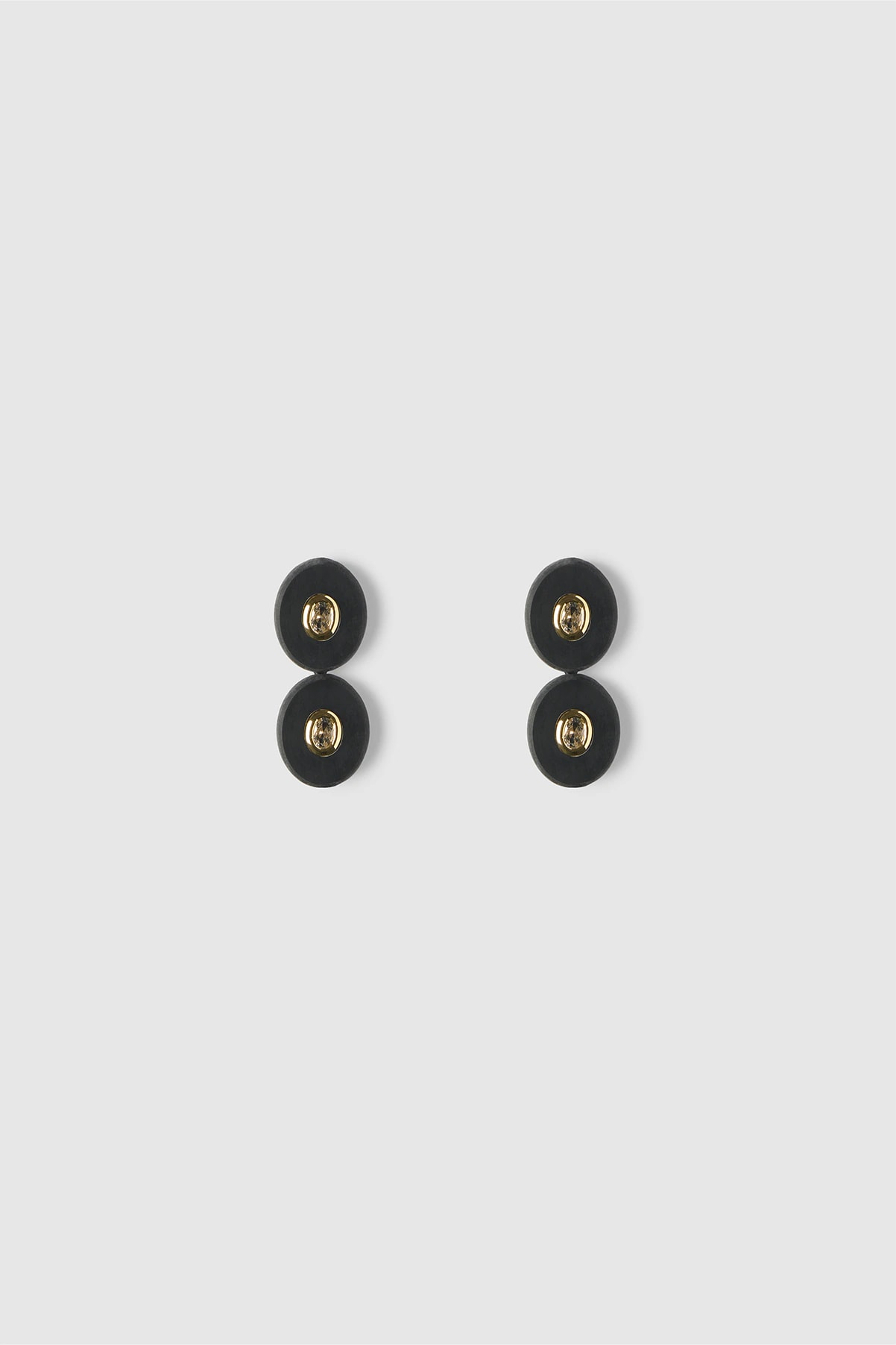 LIQUORICE - M EARRINGS + PENDANT - imagen 1