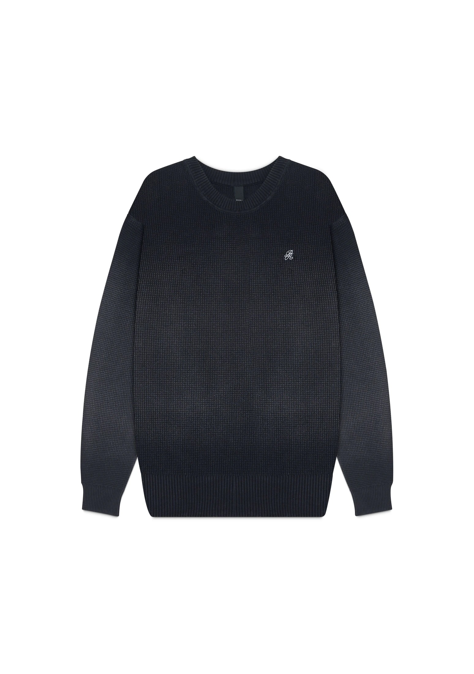 Dopamine black knit crewneck - imagen 1