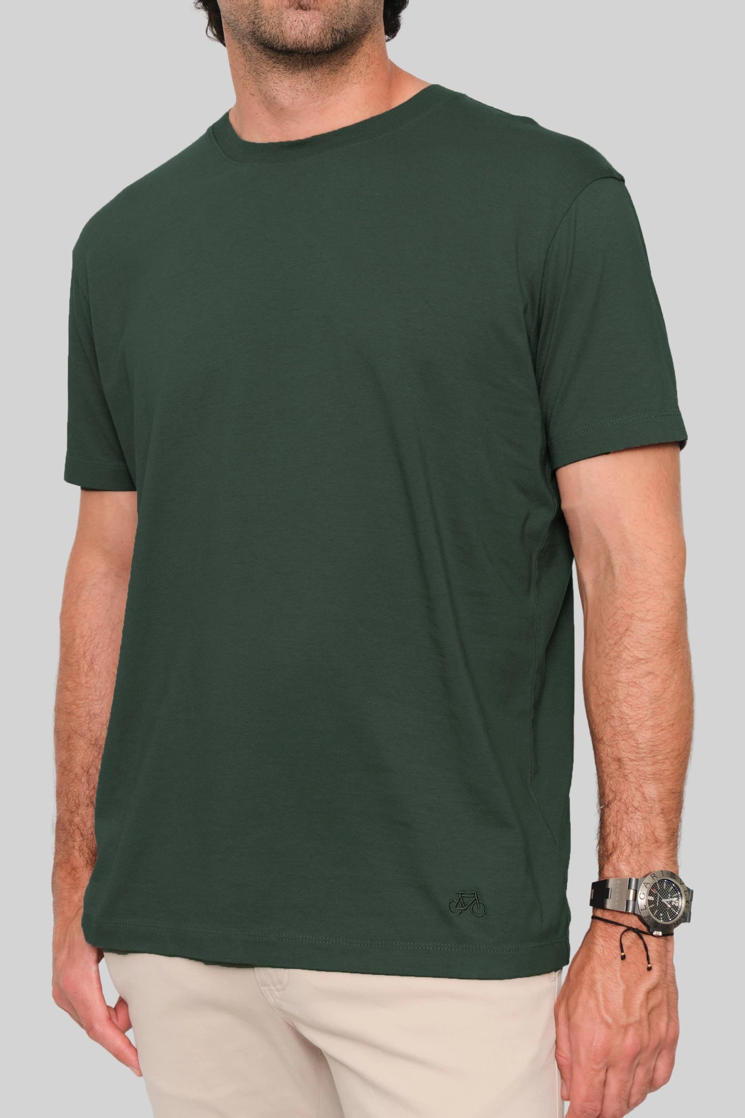 CAMISETA BASIC PLUS MILITAR - imagen 1