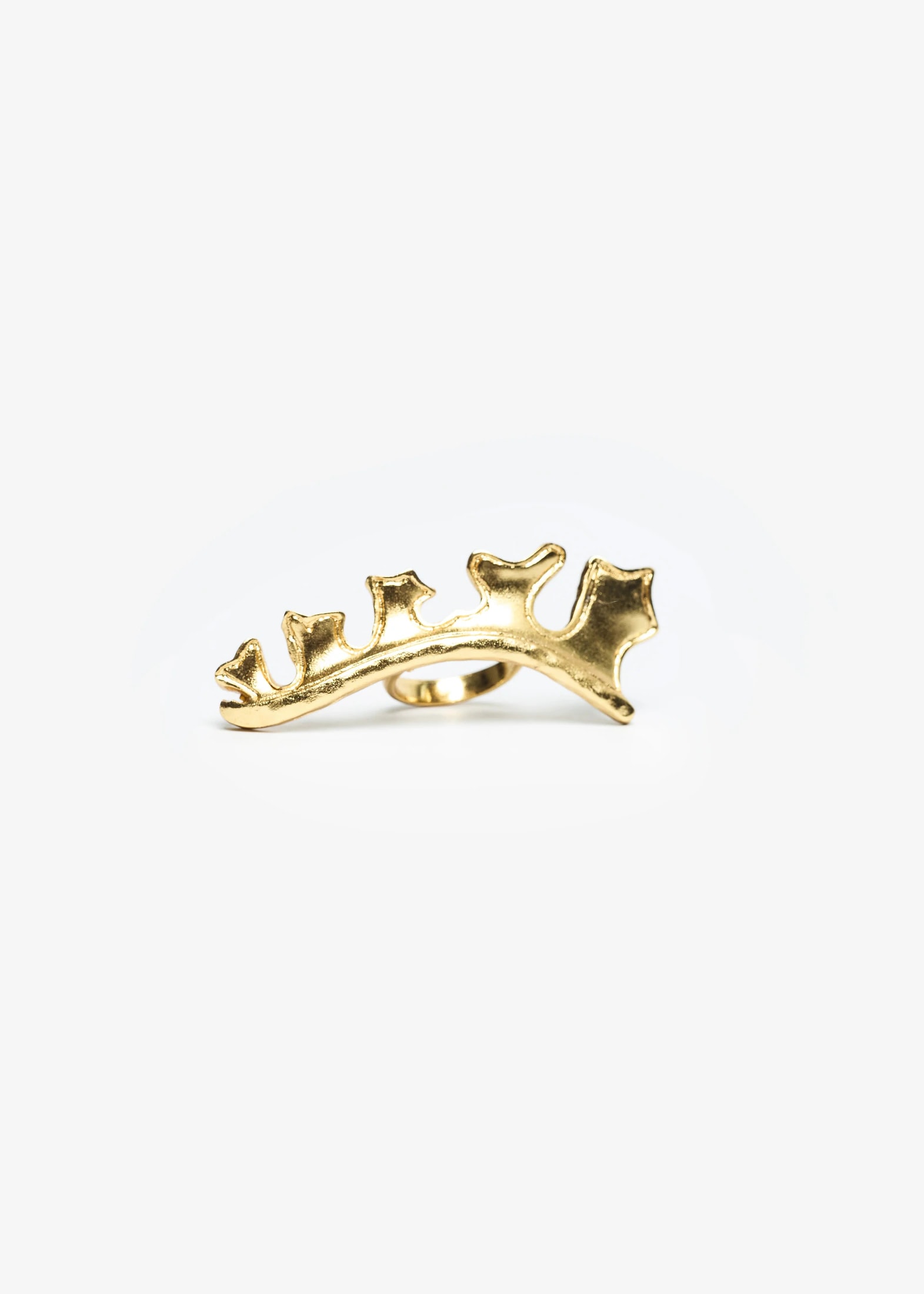 CLOSED EYE PETAL RING - imagen 1
