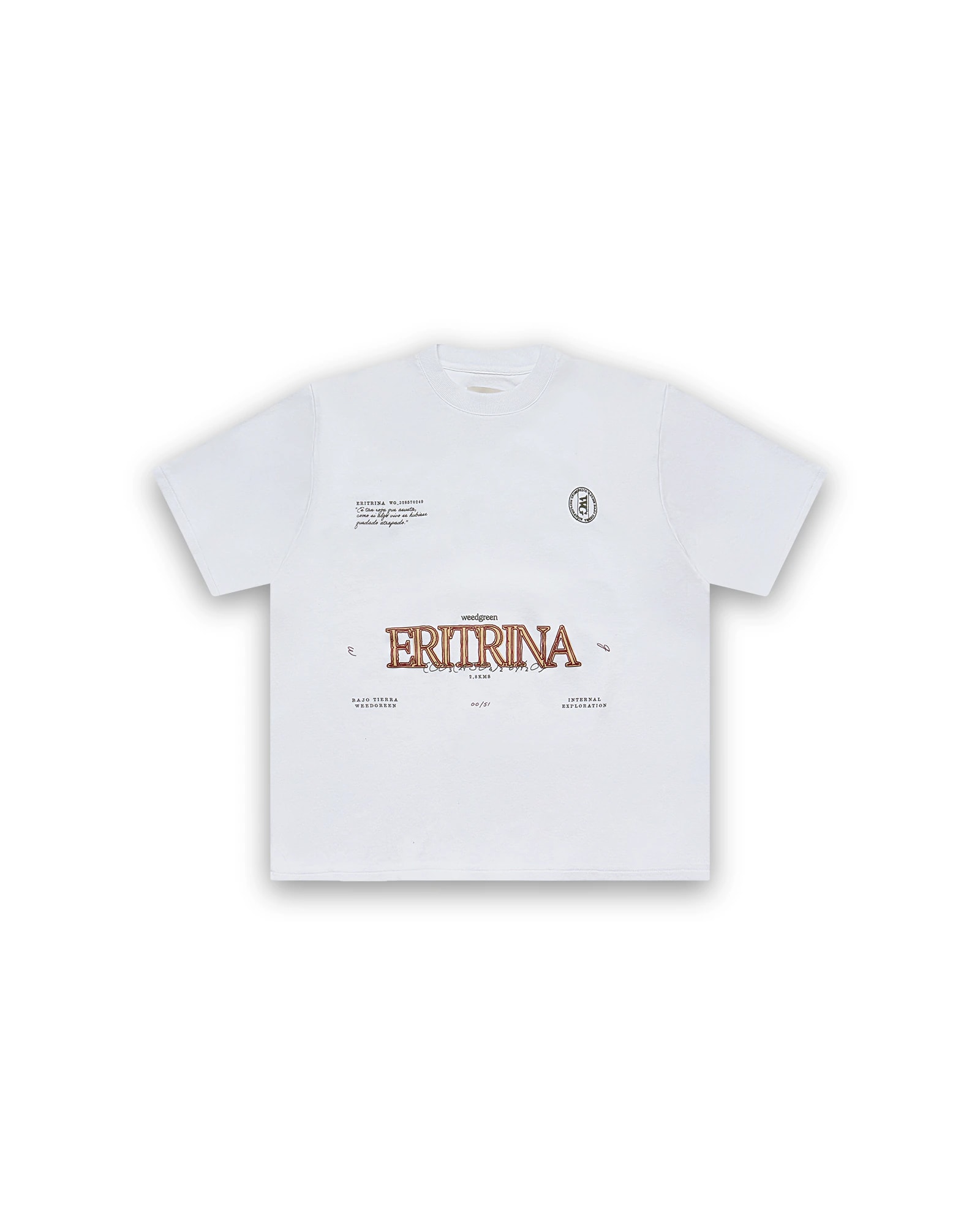 CAMISETA BOX ERITRINA BLANCO - imagen 1