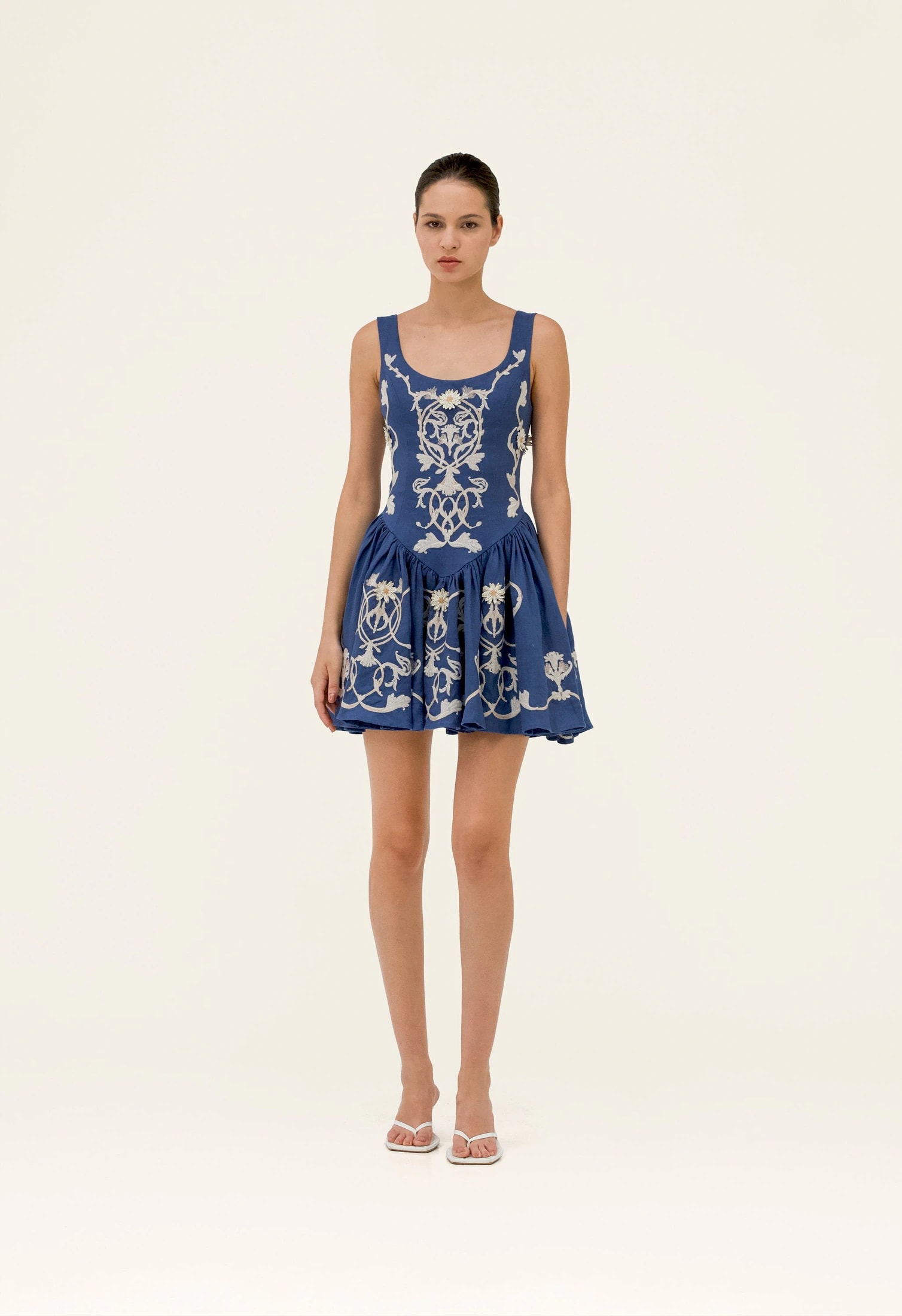 Pluma Ribbons Mini Dress - imagen 1