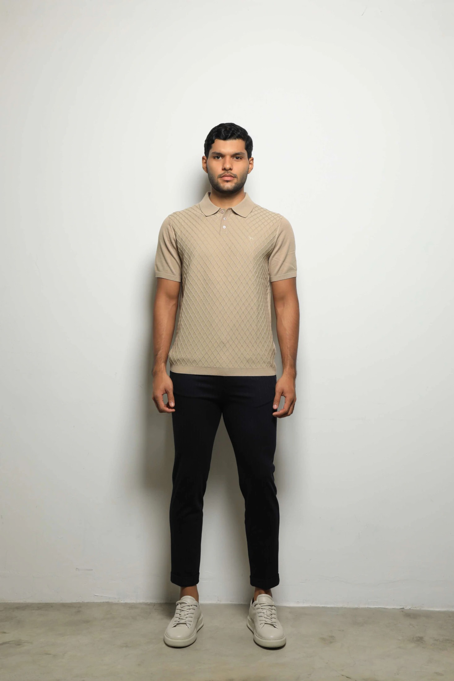 Suéter Tejido Fashion Beige - imagen 1
