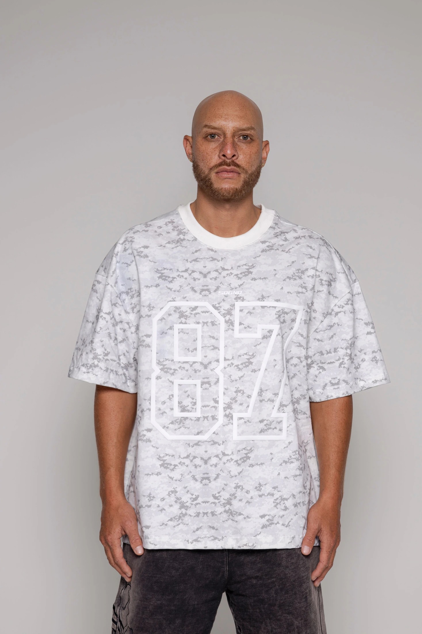 Oversized Remainder Camuflado/Gris - imagen 1