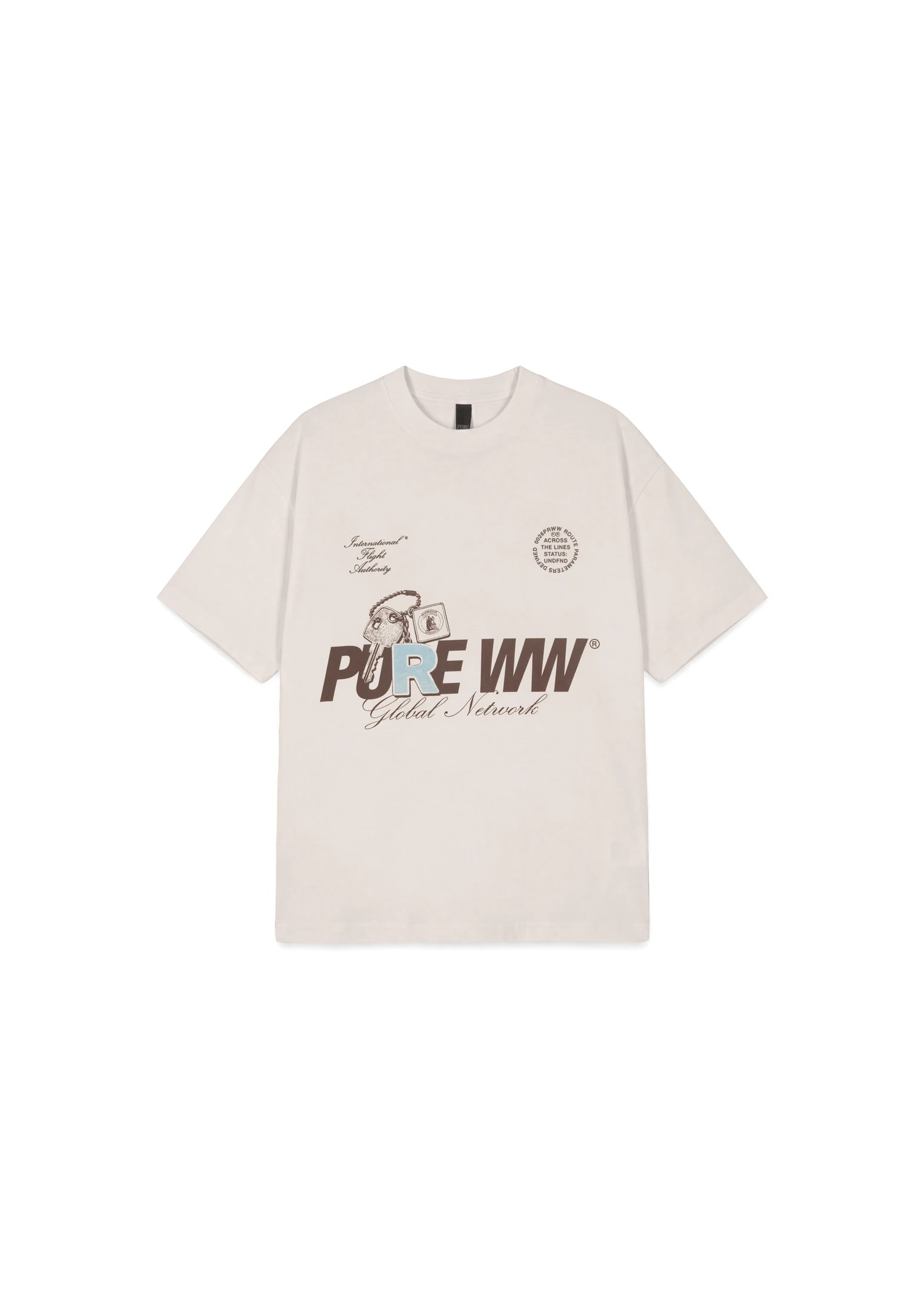Across The Lines White Key T-Shirt - imagen 1