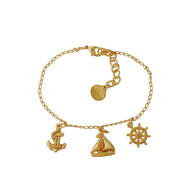 Pulsera ancla, timón, barco - imagen 1