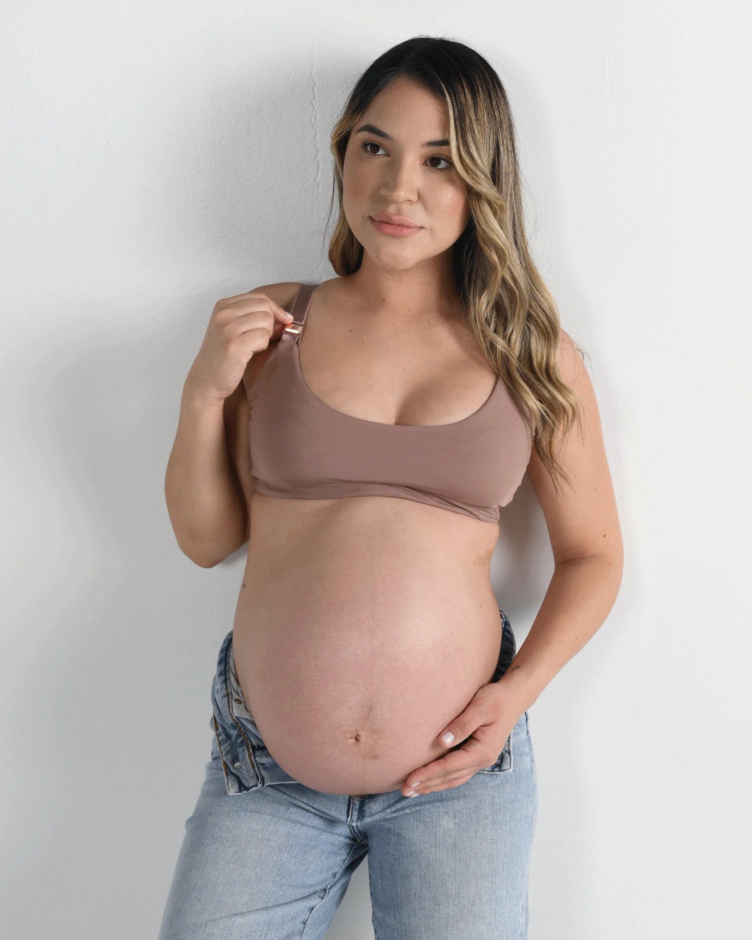 Bralette lactancia - AURA Moca - imagen 1