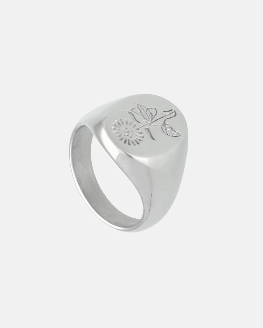 Anillo Fiore Plateado - imagen 1
