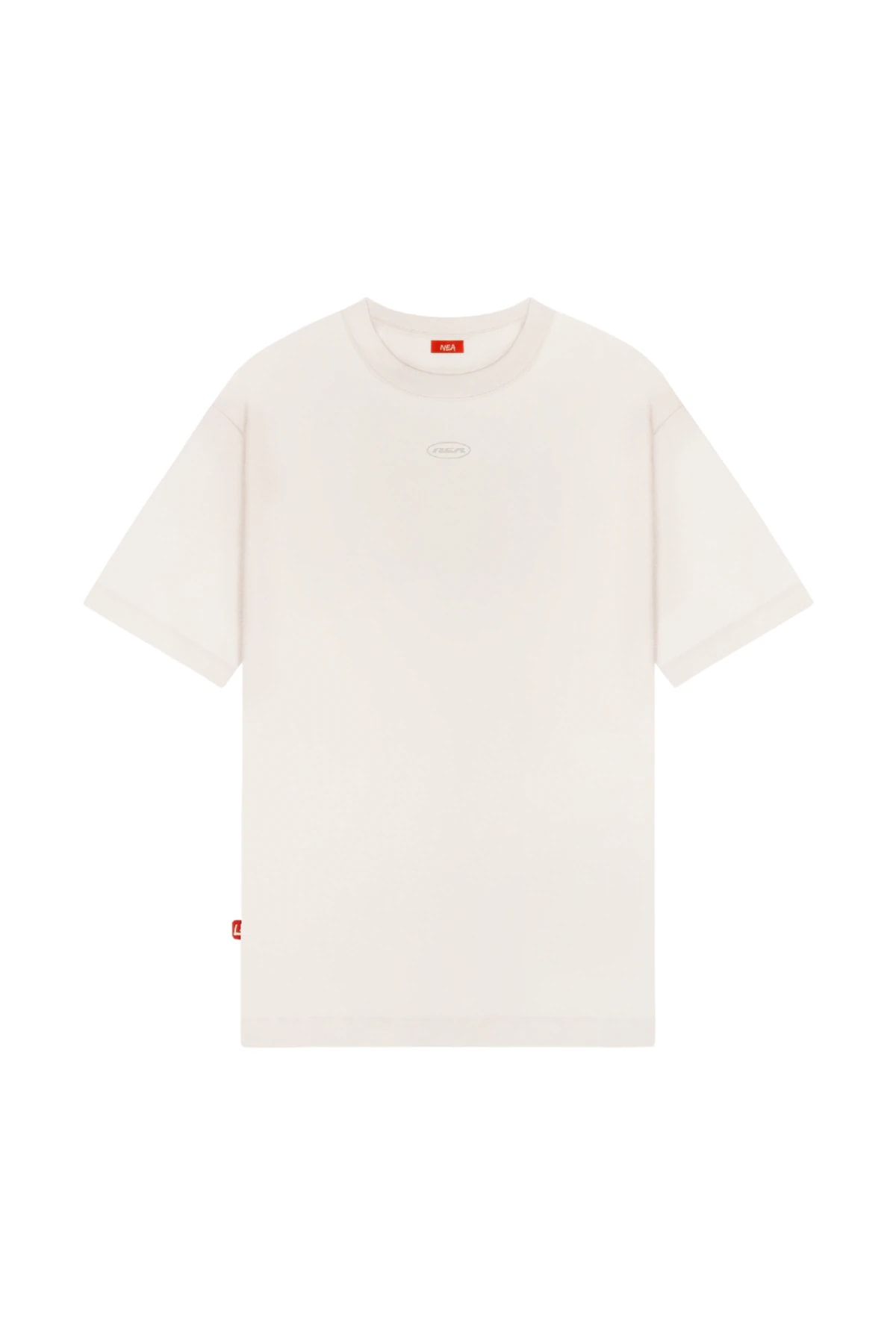 CAMISETA OVERSIZE CREW MARFIL NEA - imagen 1