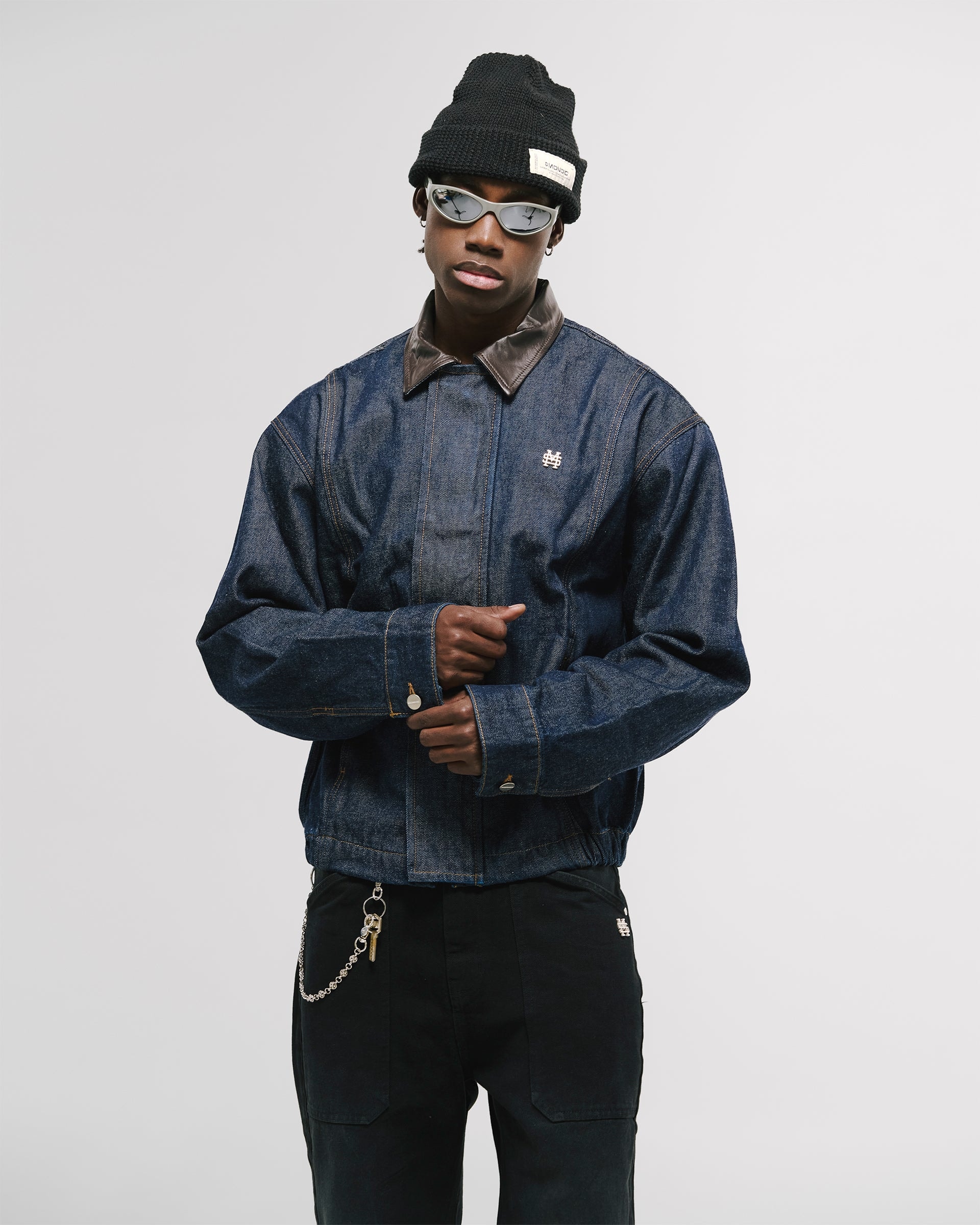 Aviator Denim Jacket - Raw - imagen 1