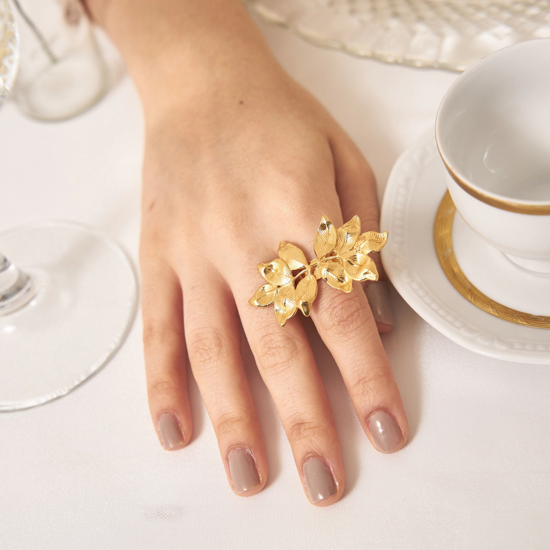 Anillo hoja Seca - imagen 1