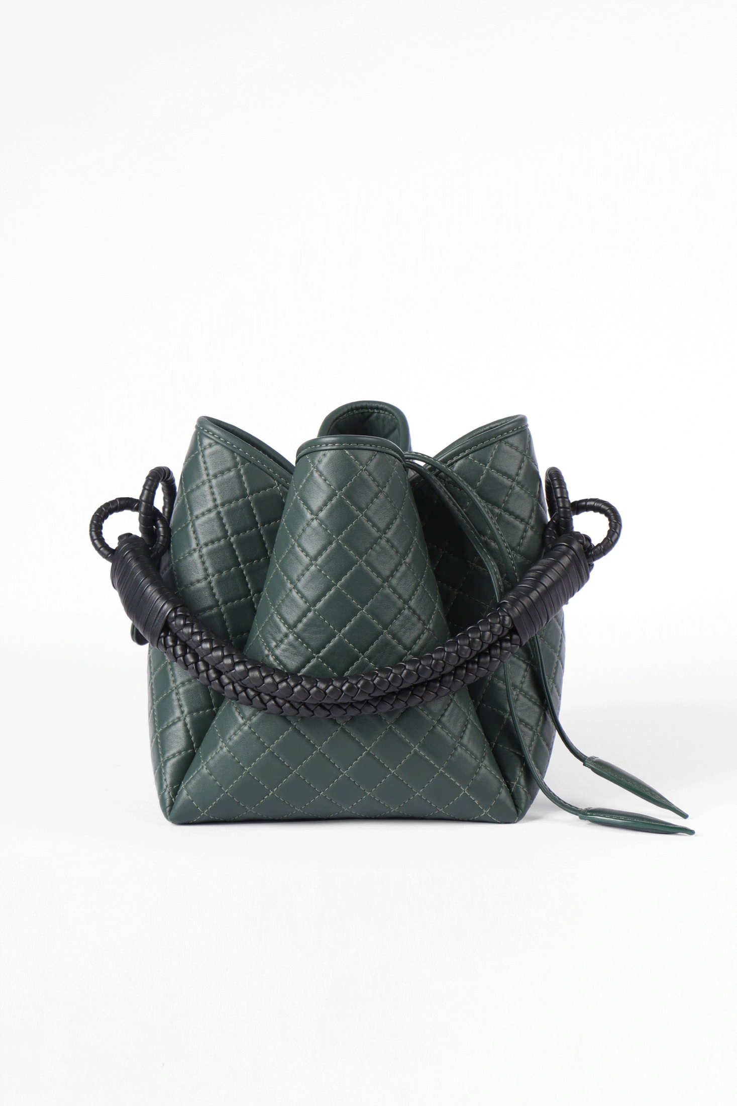 Tulip Bucket Bag, Green & Black - imagen 1