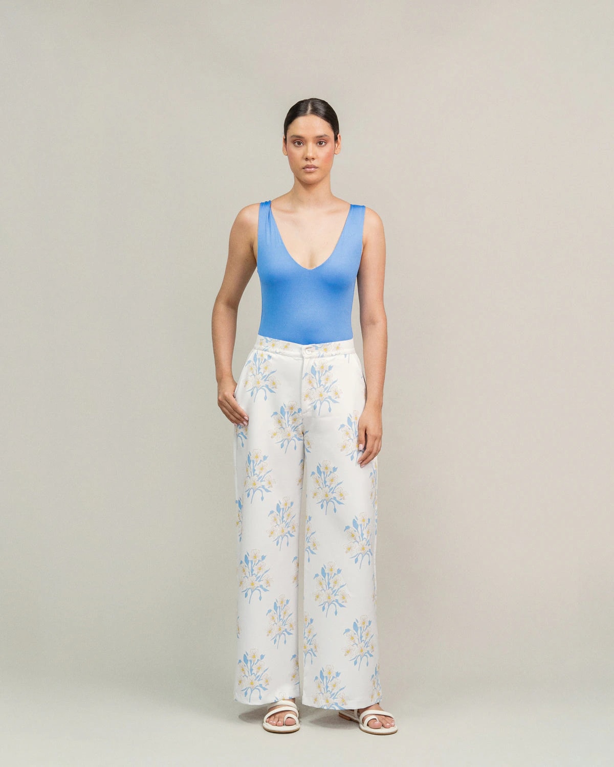 Pantalón Bouquet Celeste - imagen 1