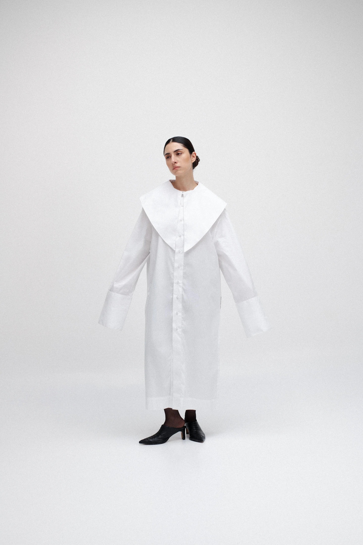 LONG MOCK NECK SHIRT - imagen 1