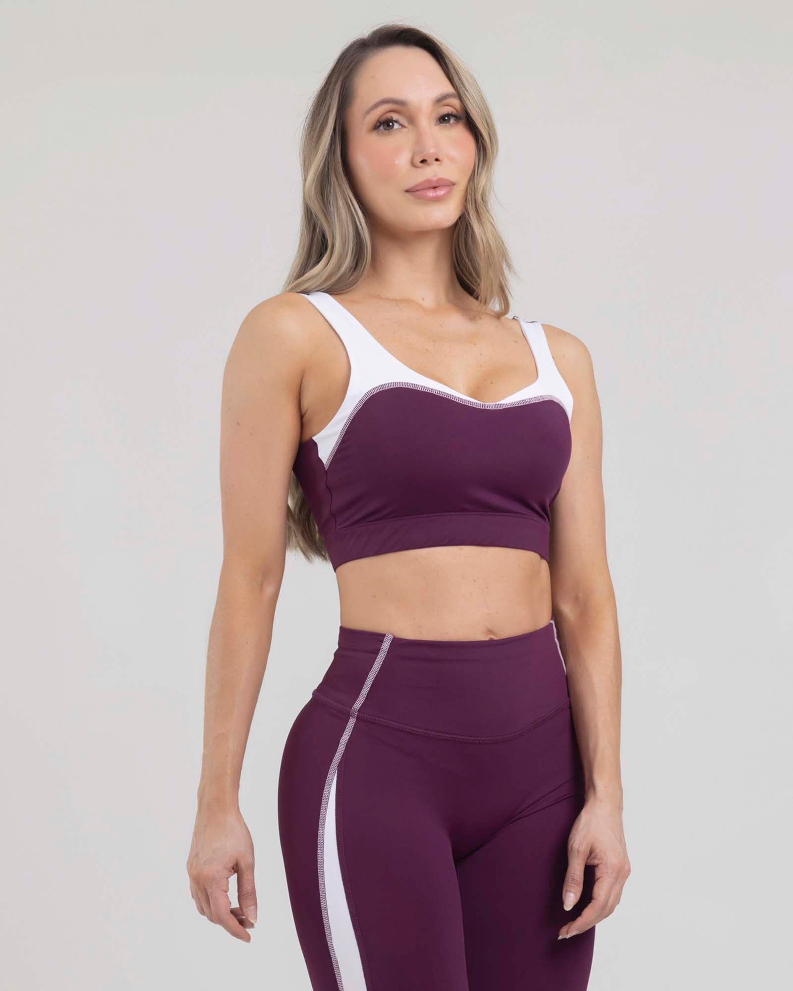 Top sisa vino burgundy sunset flow tropi FIBER - imagen 1