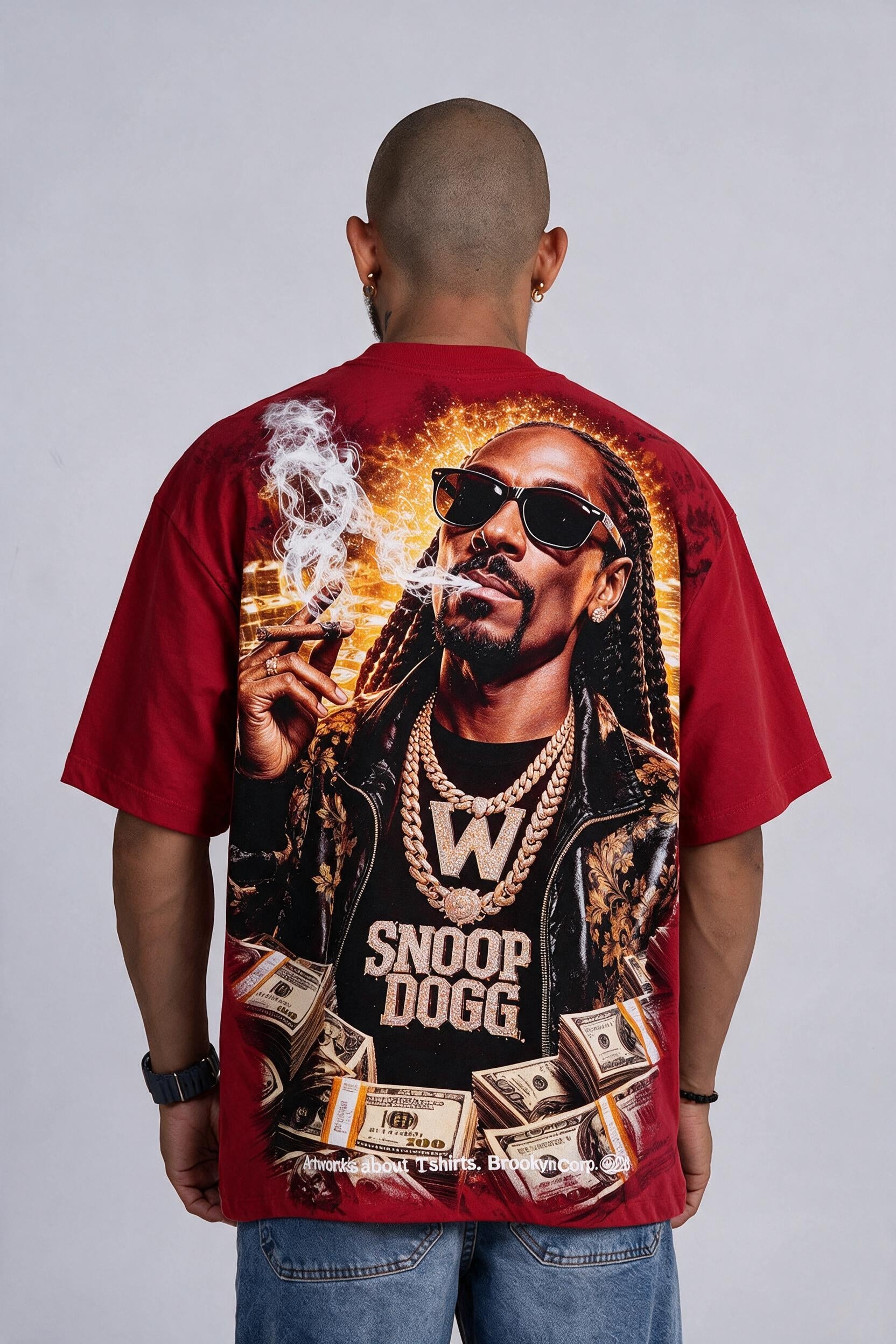 Camiseta oversize snoop dog - imagen 1