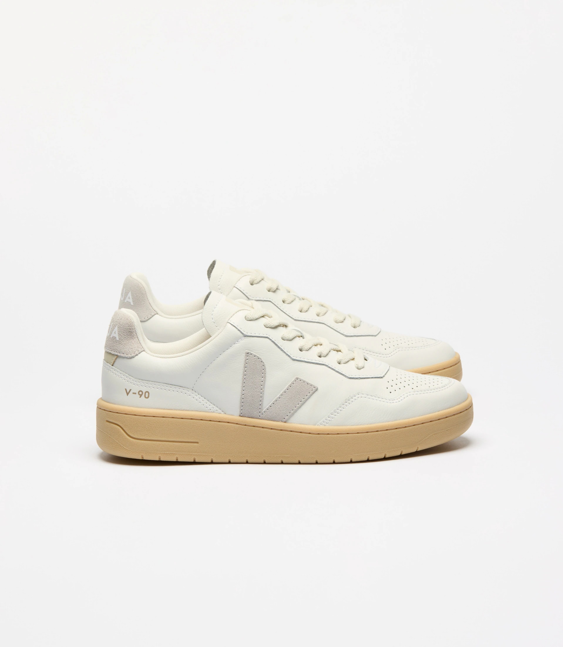 Tenis Veja V-90 Extra White Light Grey Natural - imagen 1